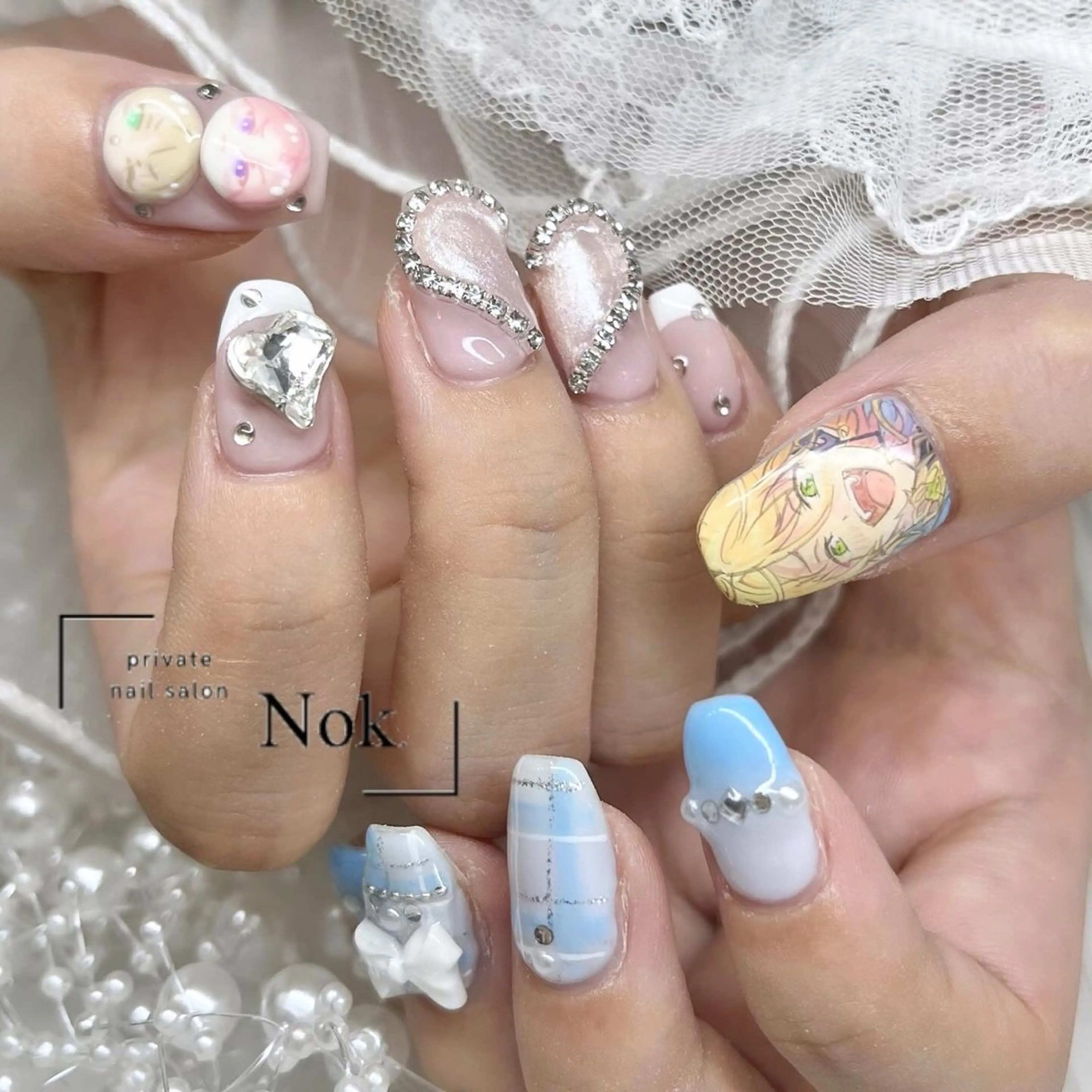 ネイル ハンドネイル 池袋痛ネイル Nok. 渡辺のネイルデザイン