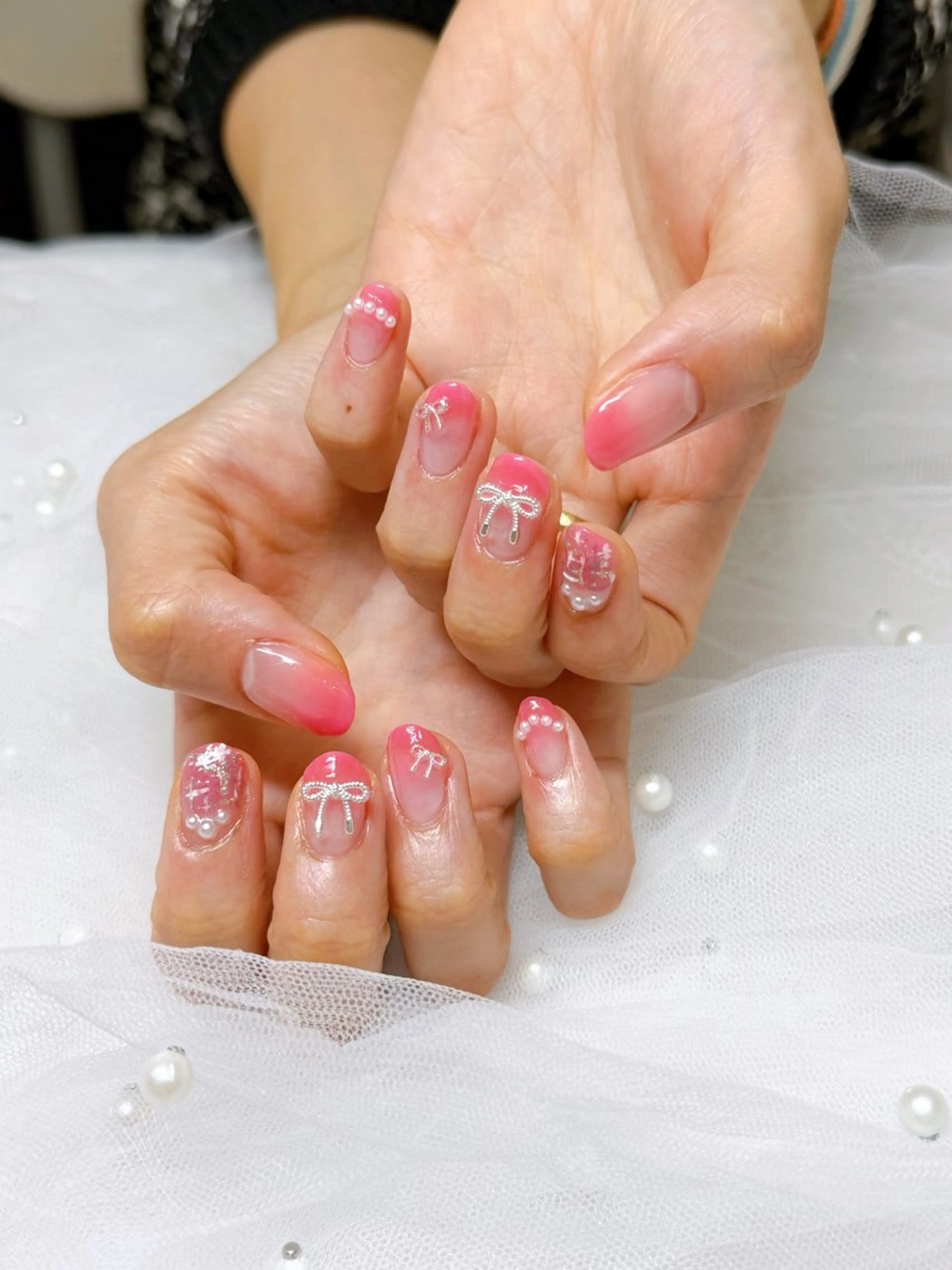 ネイル アートネイル シンプルネイル ワンホンネイル ハンドネイル Rencontre所属・Rencontre Ayaのネイルデザイン