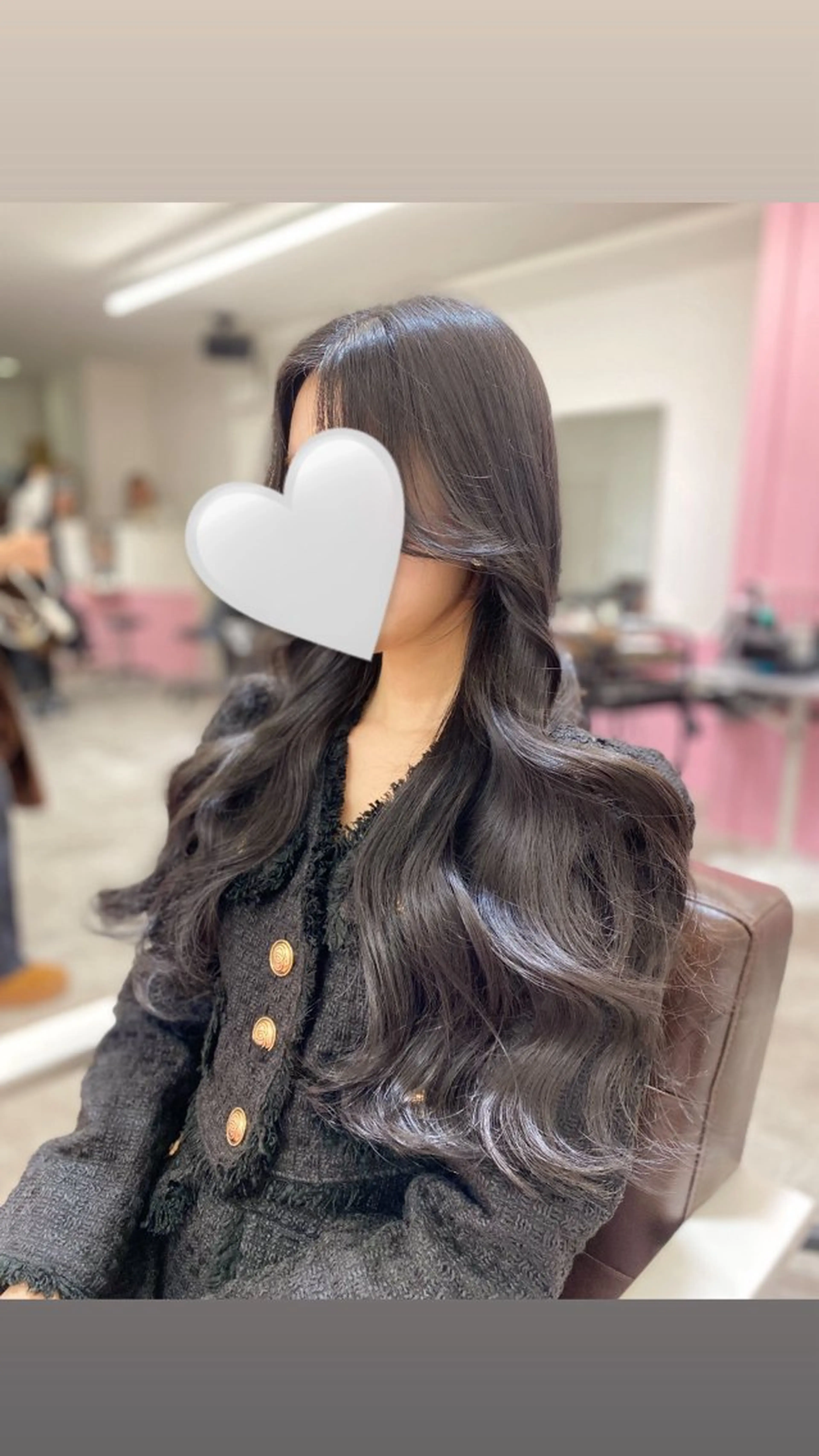ロング カット ヘアカラー トリートメント 髪質改善韓国レイヤー SHIORI🦋のヘアスタイル