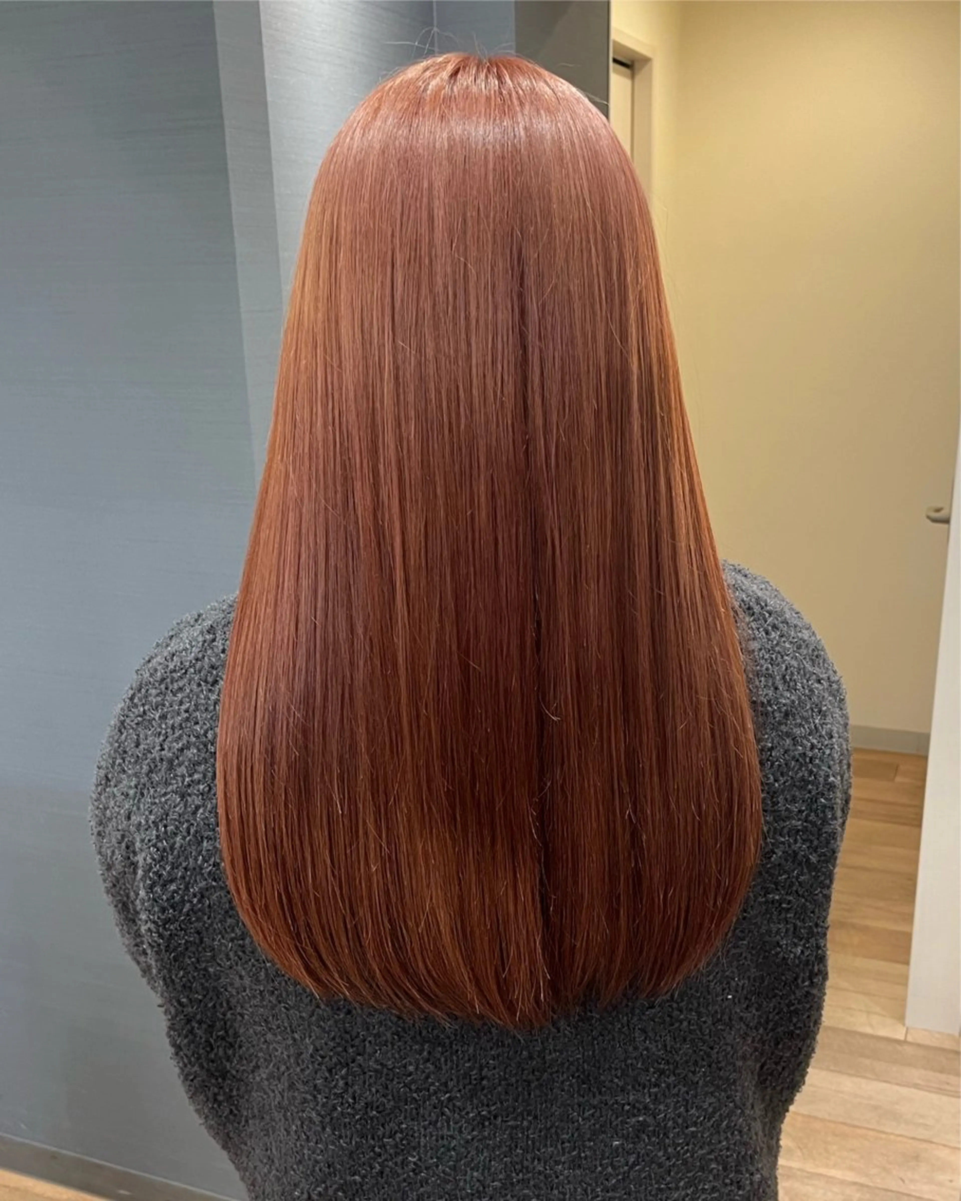 セミロング カラー ヘアカラー トリートメント セジールヘアメゾン所属・韓国レイヤー/透明感 カラー🐈曾根高のヘアスタイル