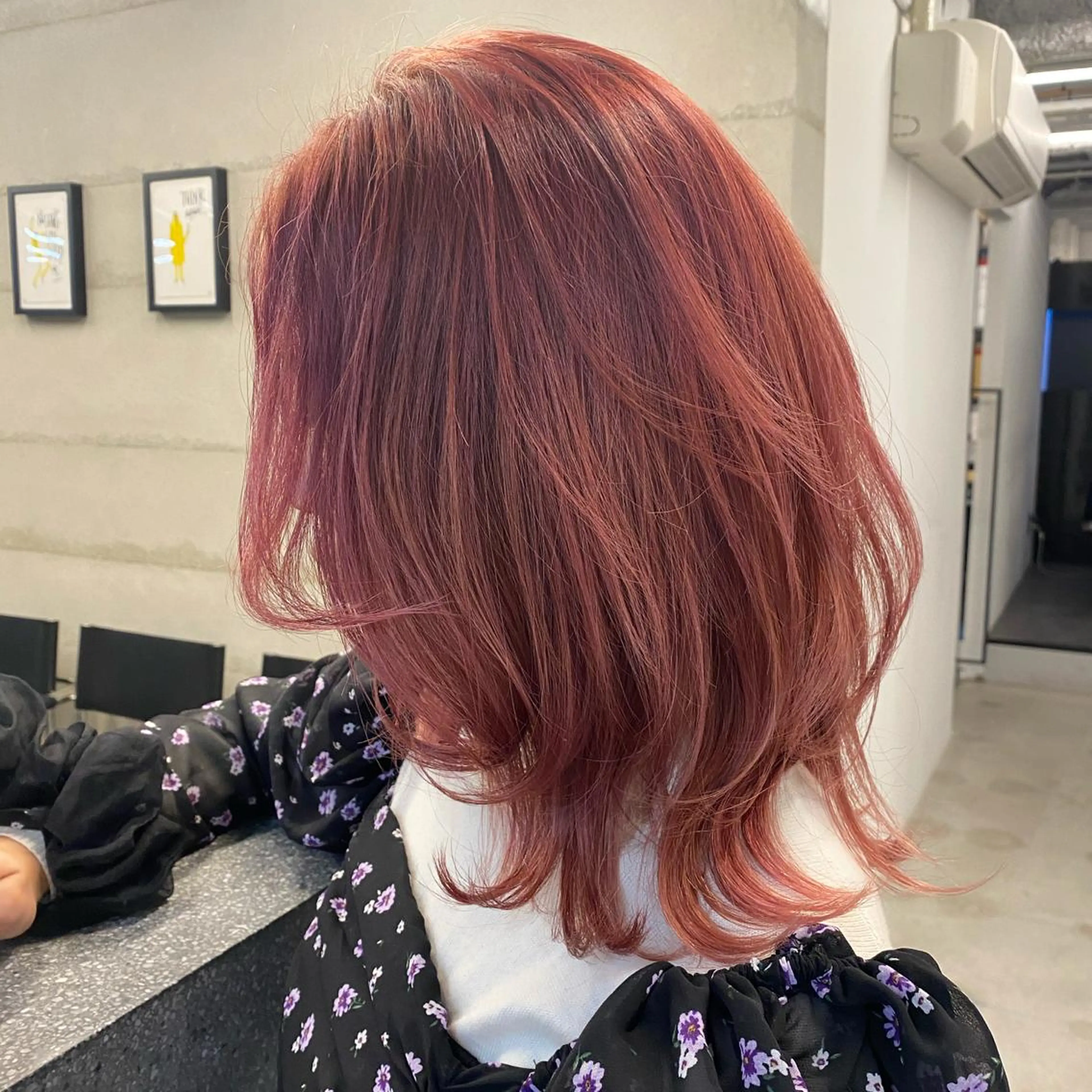 ミディアム カラー ピンクカラー RAYGLOW  by Headlight 東海店所属・海外ヘア スタイルRIOのヘアスタイル