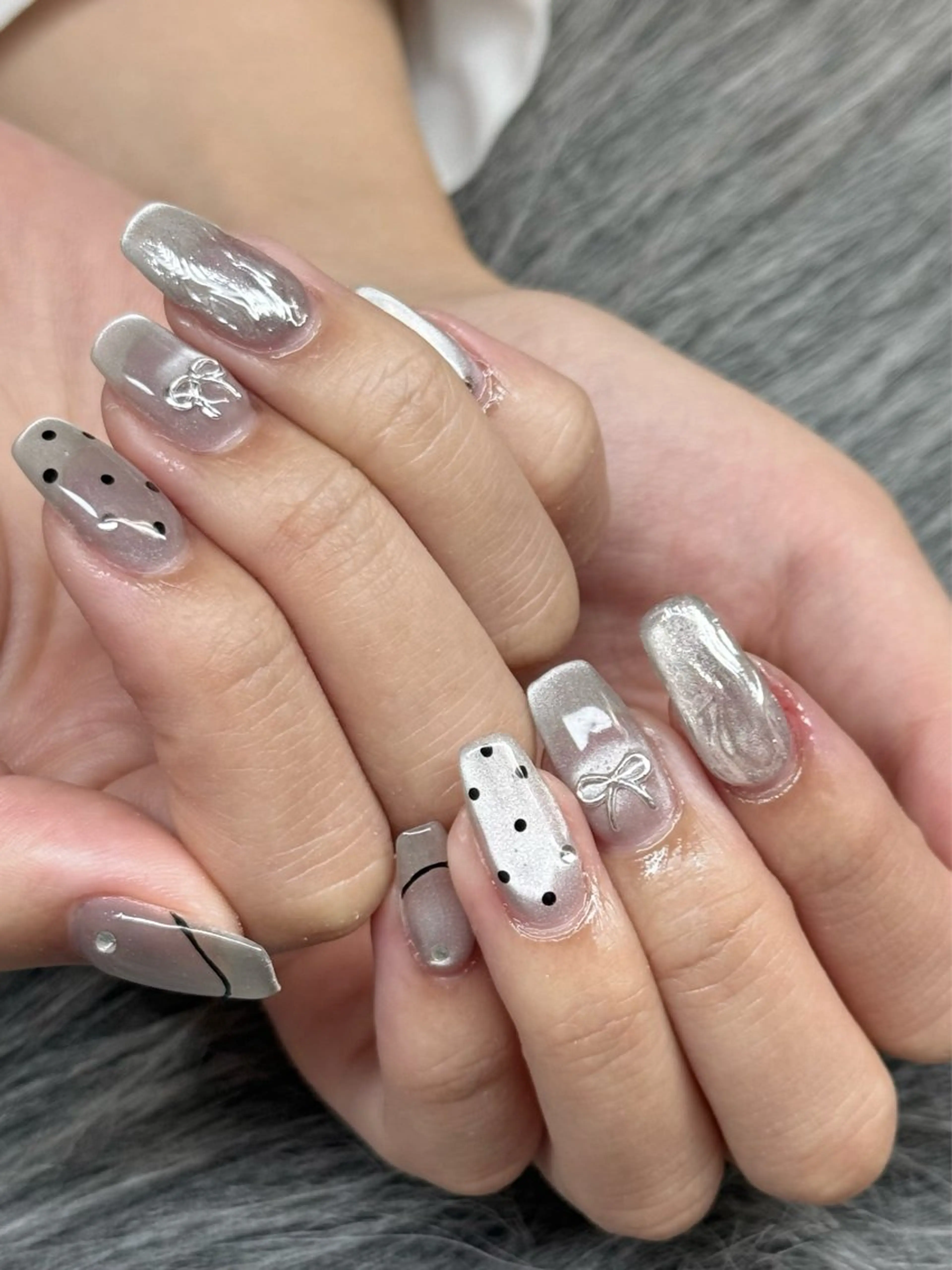 ネイル ハンドネイル MITSUME 🎀 yumeのネイルデザイン