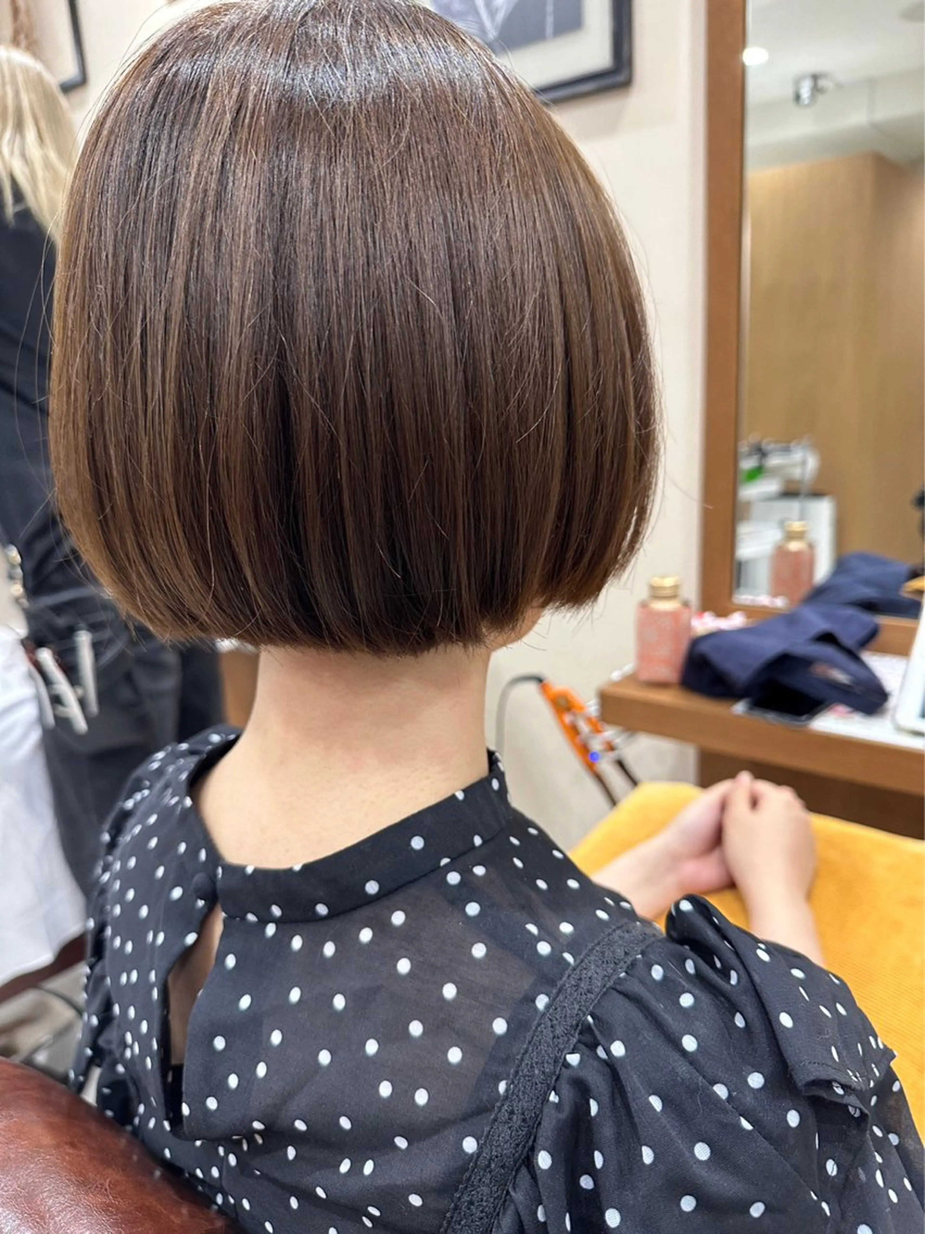 ミディアム カラー amble luxe 髪質改善 💕のヘアスタイル