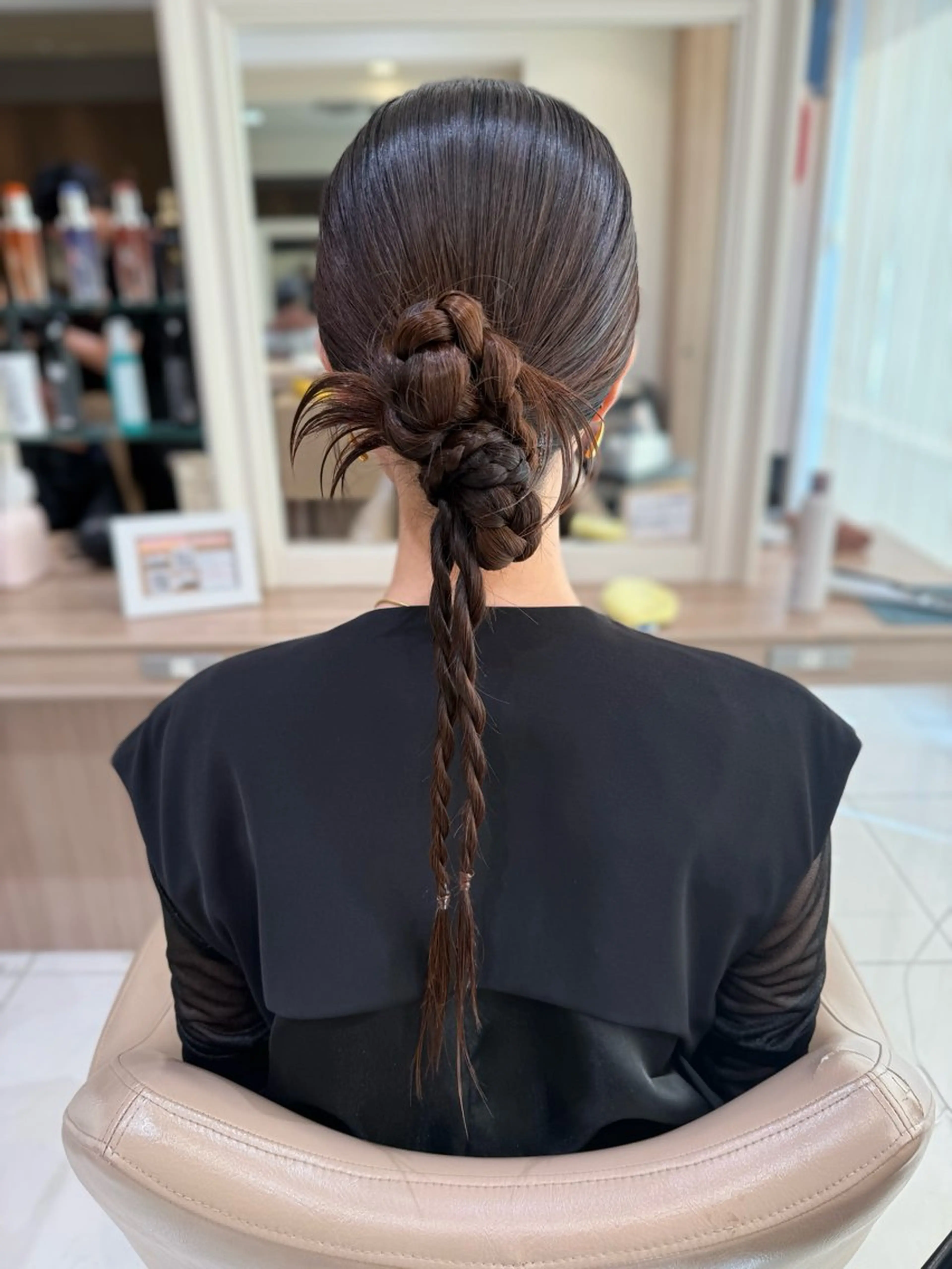 ロング ヘアアレンジ ヘアセット 韓国ヘアメイク🎀/ 縮毛矯正✨山本媛香のヘアスタイル