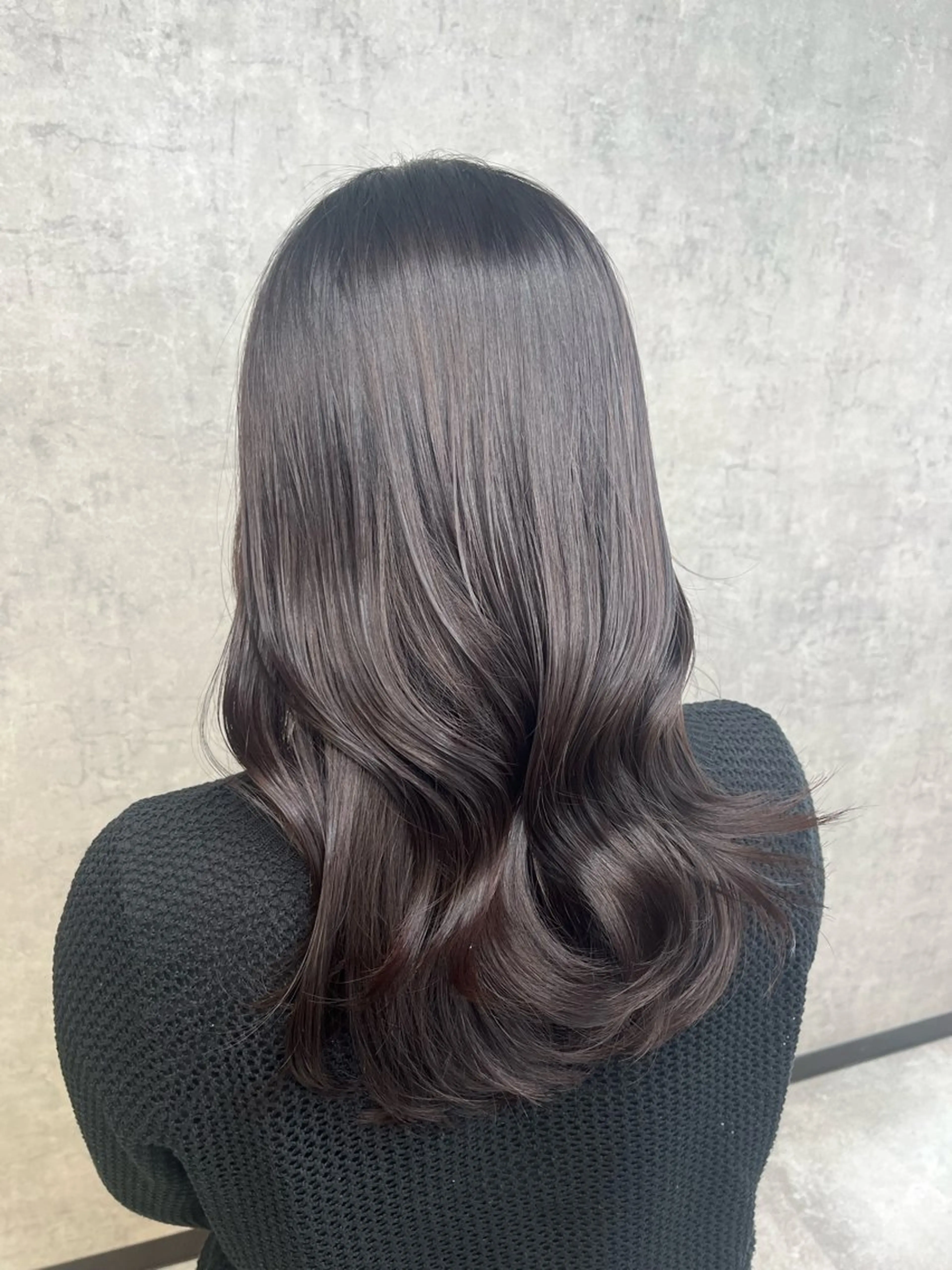 セミロング カット ヘアカラー KAEDE🎀 ジャニオタ美容師のヘアスタイル