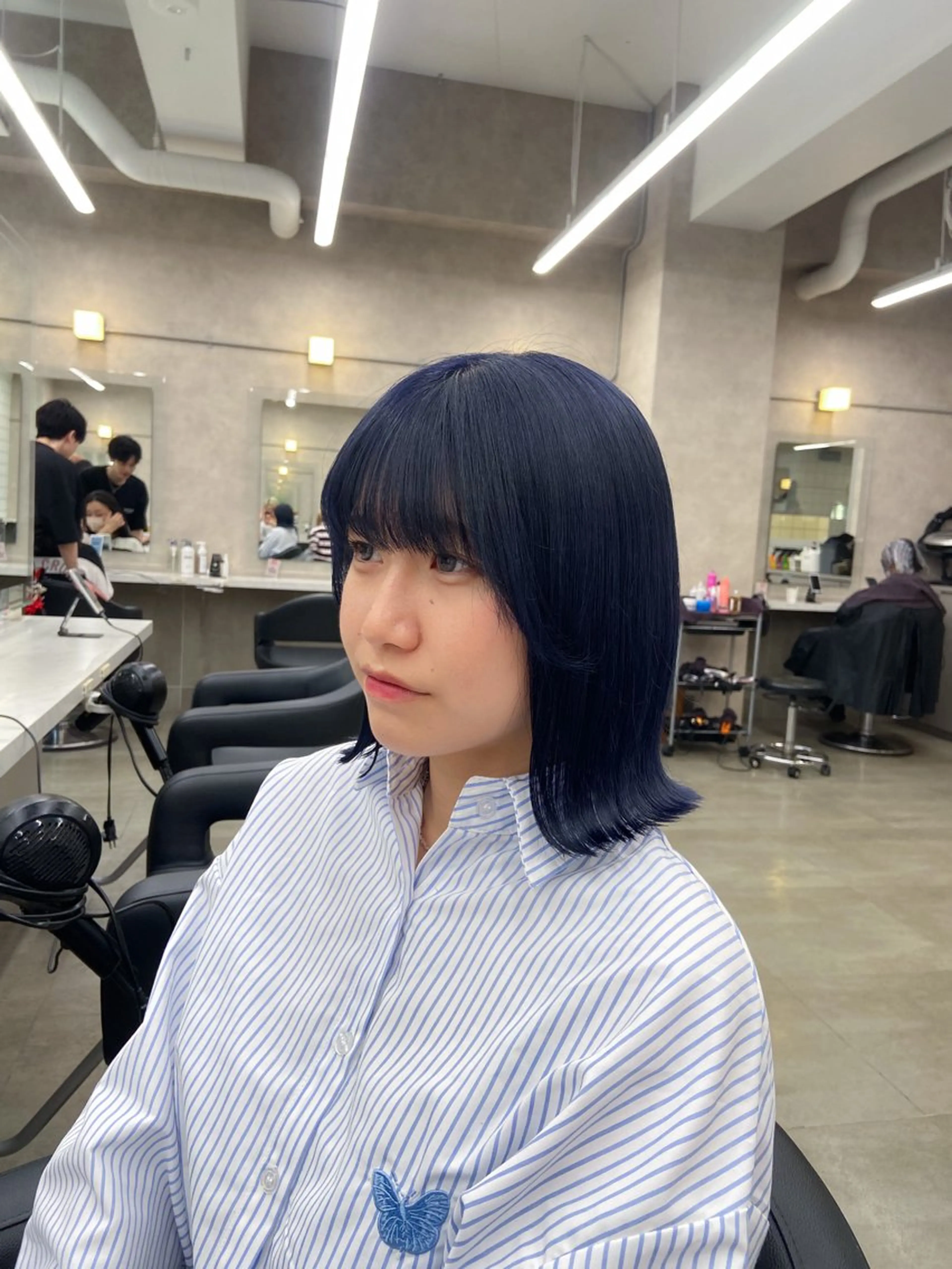 ミディアム カラー ヘアアレンジ ハイトーン/ボブ /misakiのヘアスタイル