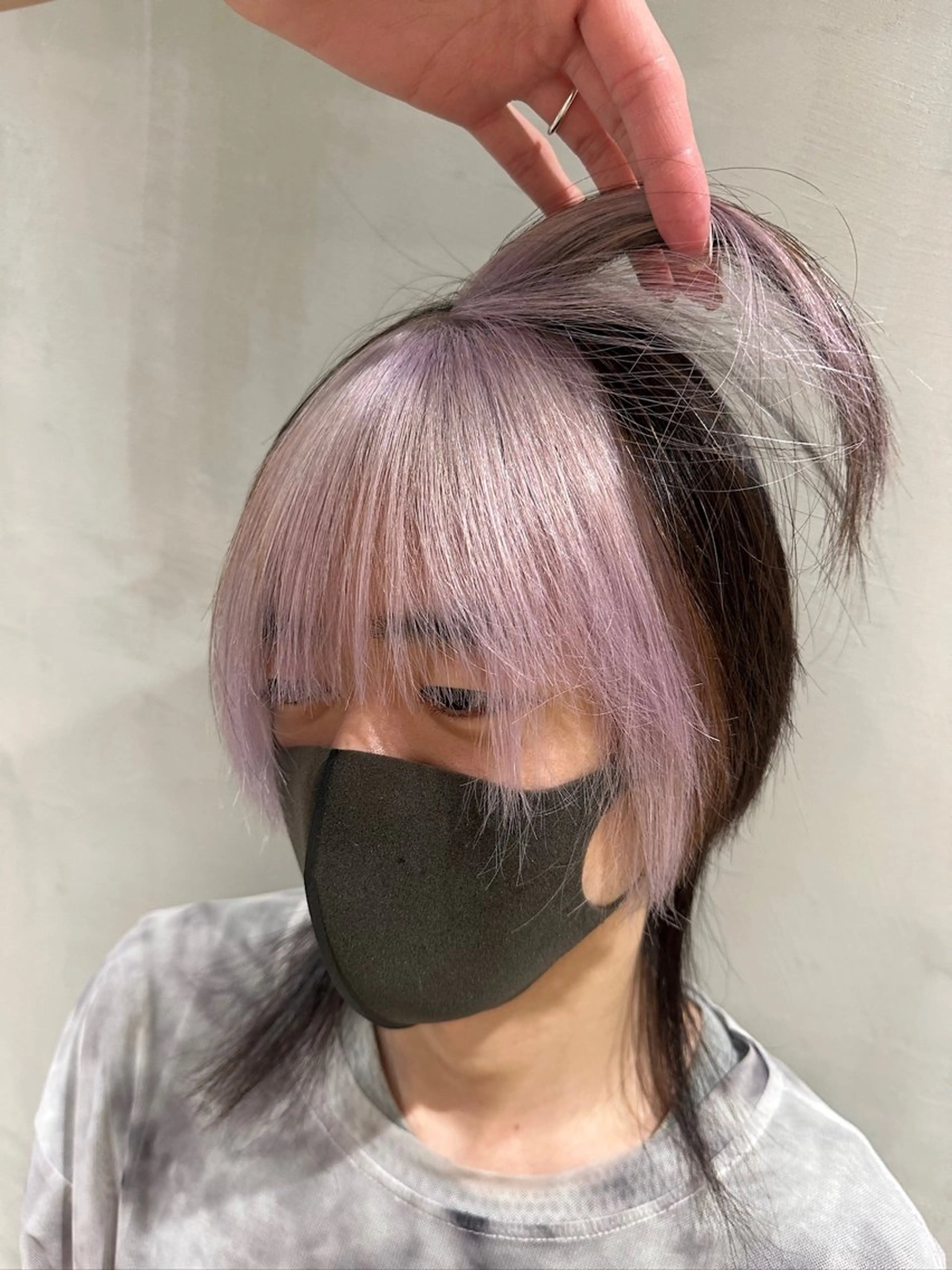 ショート カラー アッシュ アッシュグレー ベージュカラー ブリーチ ブロンド カット ヘアカラー トリートメント 【ピンク×ブロンド】 💎ハイトーン/大和のヘアスタイル