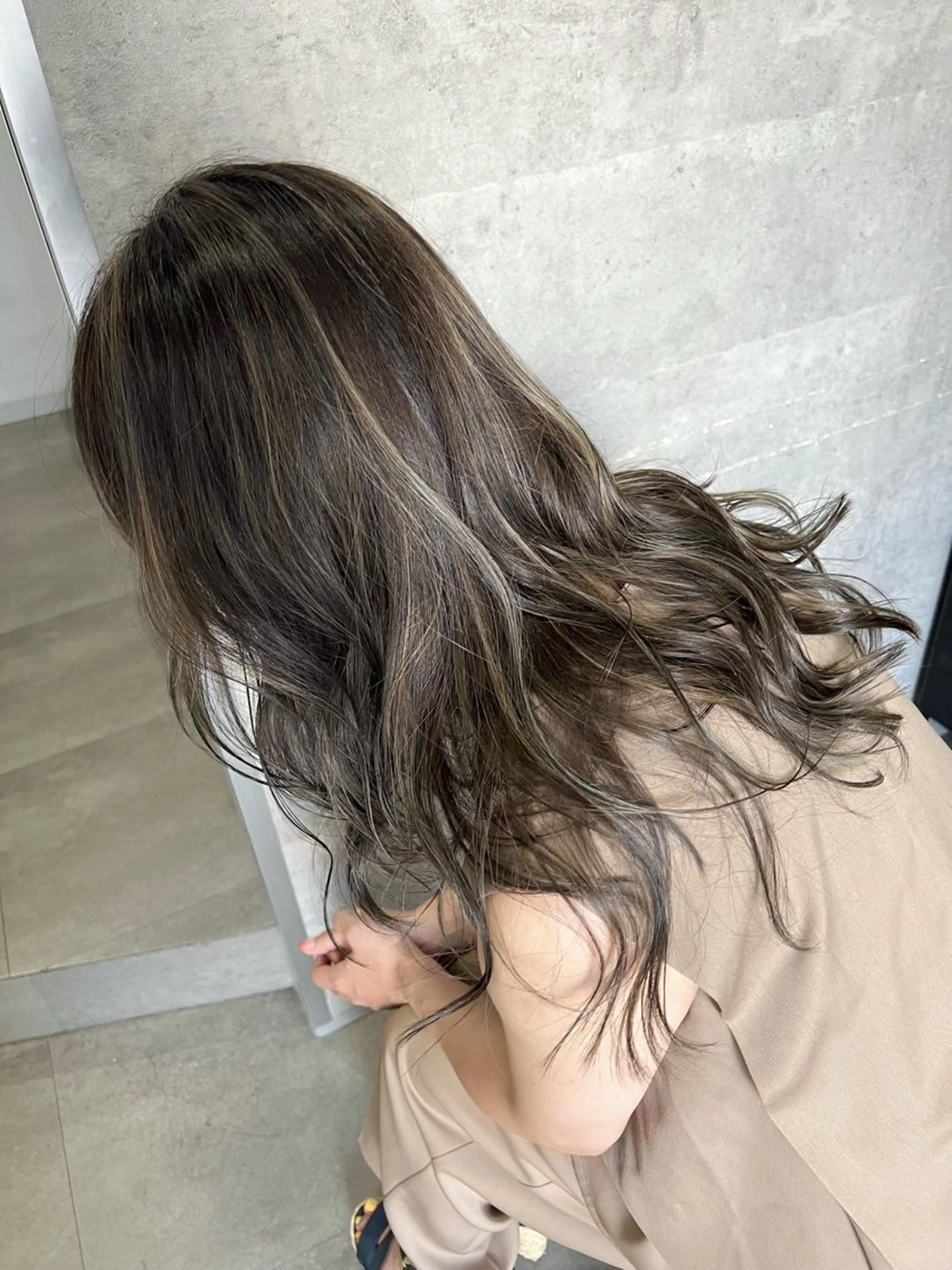 ロング カラー ヘアカラー 寺嶋 貴大のヘアスタイル