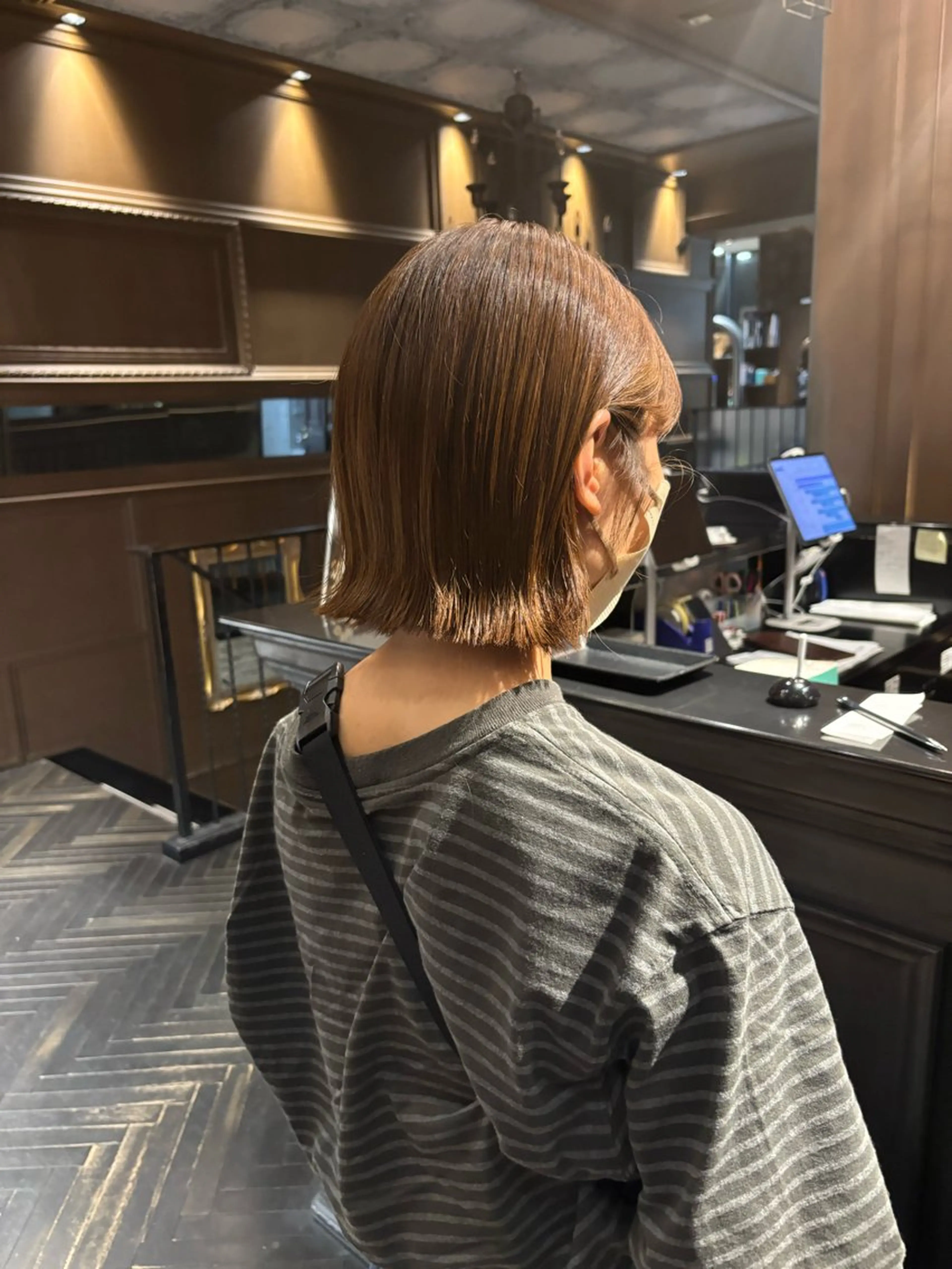 ショート ボブ 外ハネヘア MINX 銀座店所属・MINXginza タイラミユネのヘアスタイル