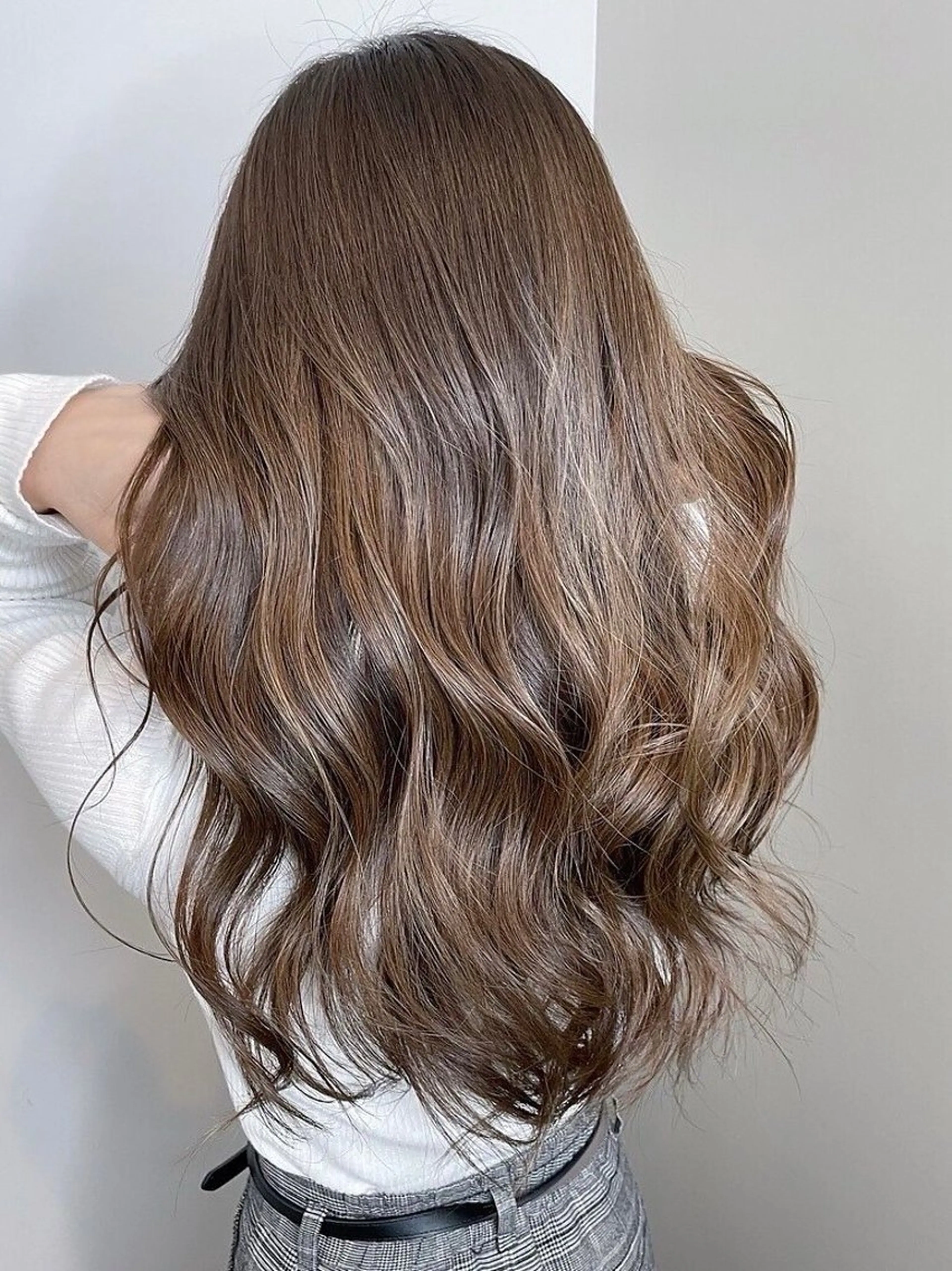 ロング カラー カット ヘアカラー トリートメント 谷口 琉希のヘアスタイル
