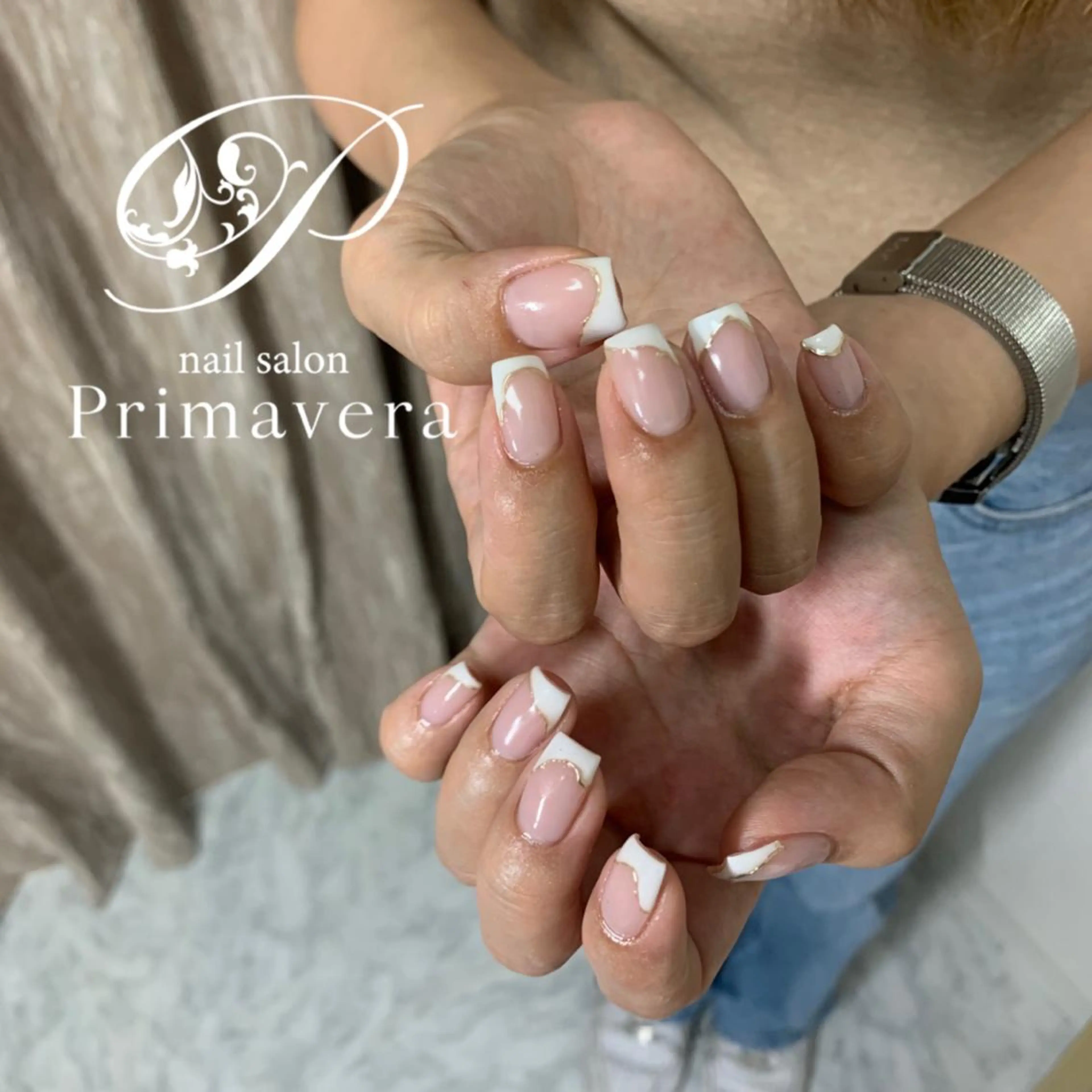 ネイル ハンドネイル primavera ワンホン系/ちゅるんのネイルデザイン