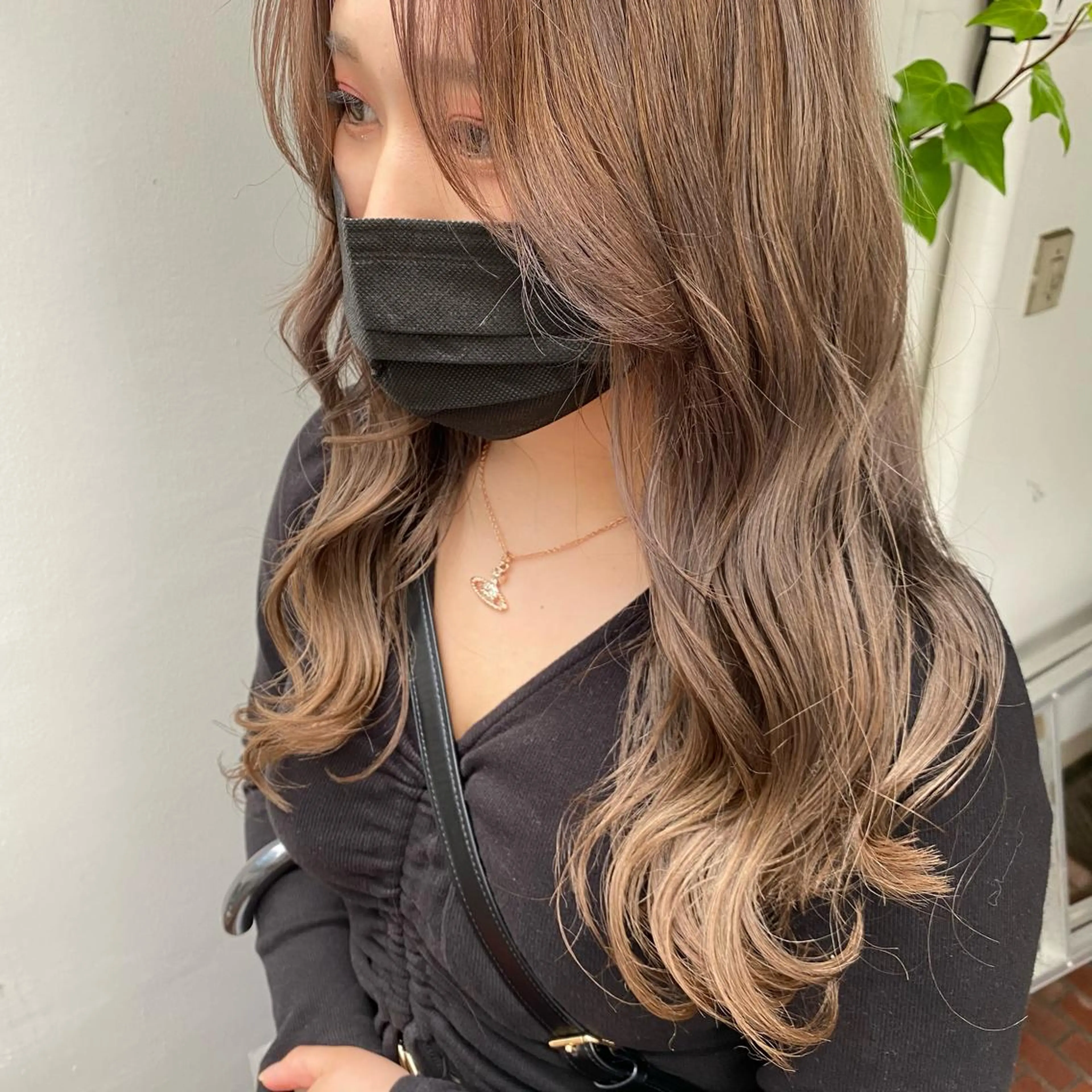 セミロング ヘアカラー トリートメント ヘッドスパ ヘアセット kai .のヘアスタイル