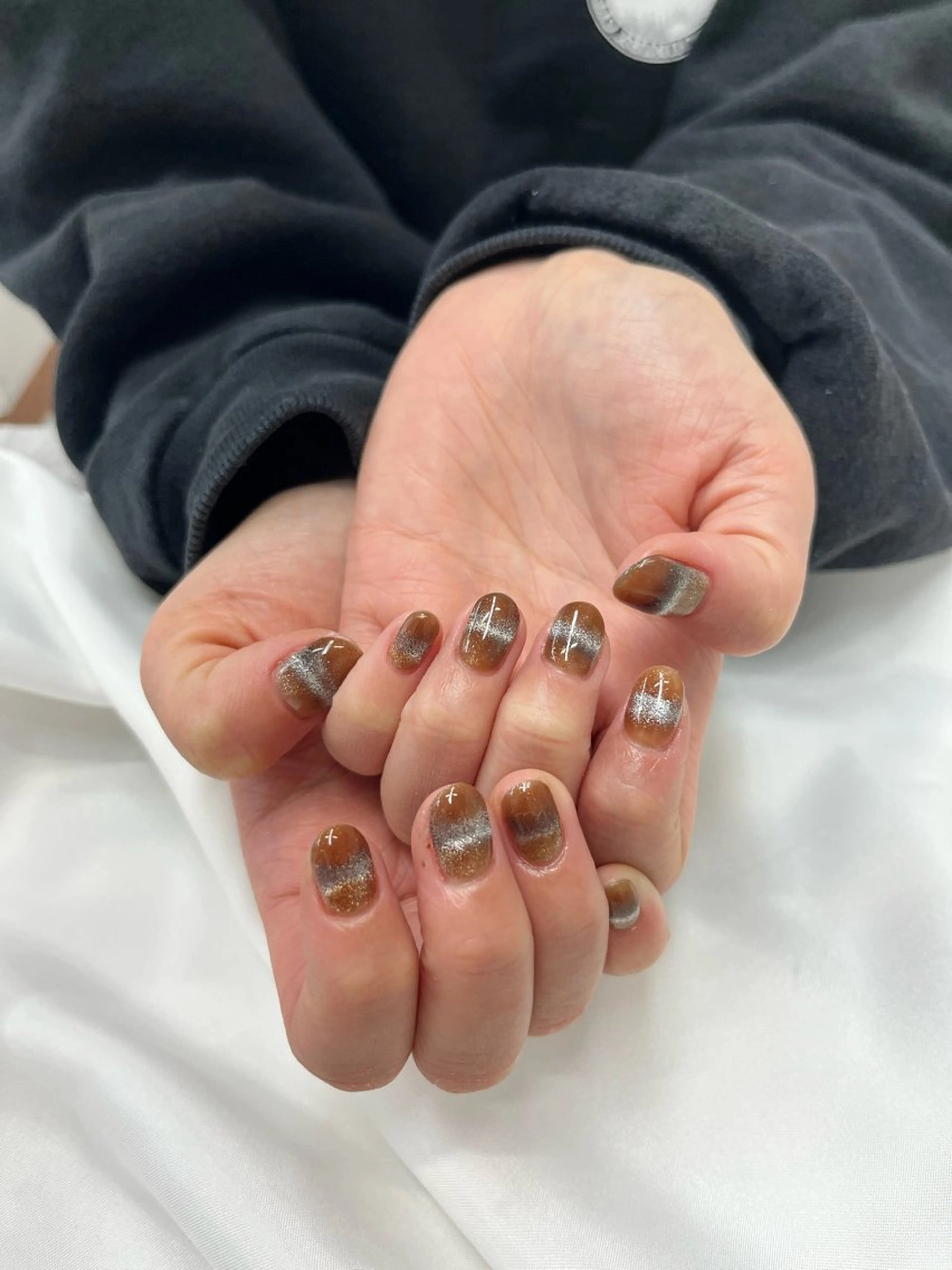 ネイル アートネイル シンプルネイル éclat-nail salon-所属・松本 ゆみかのネイルデザイン