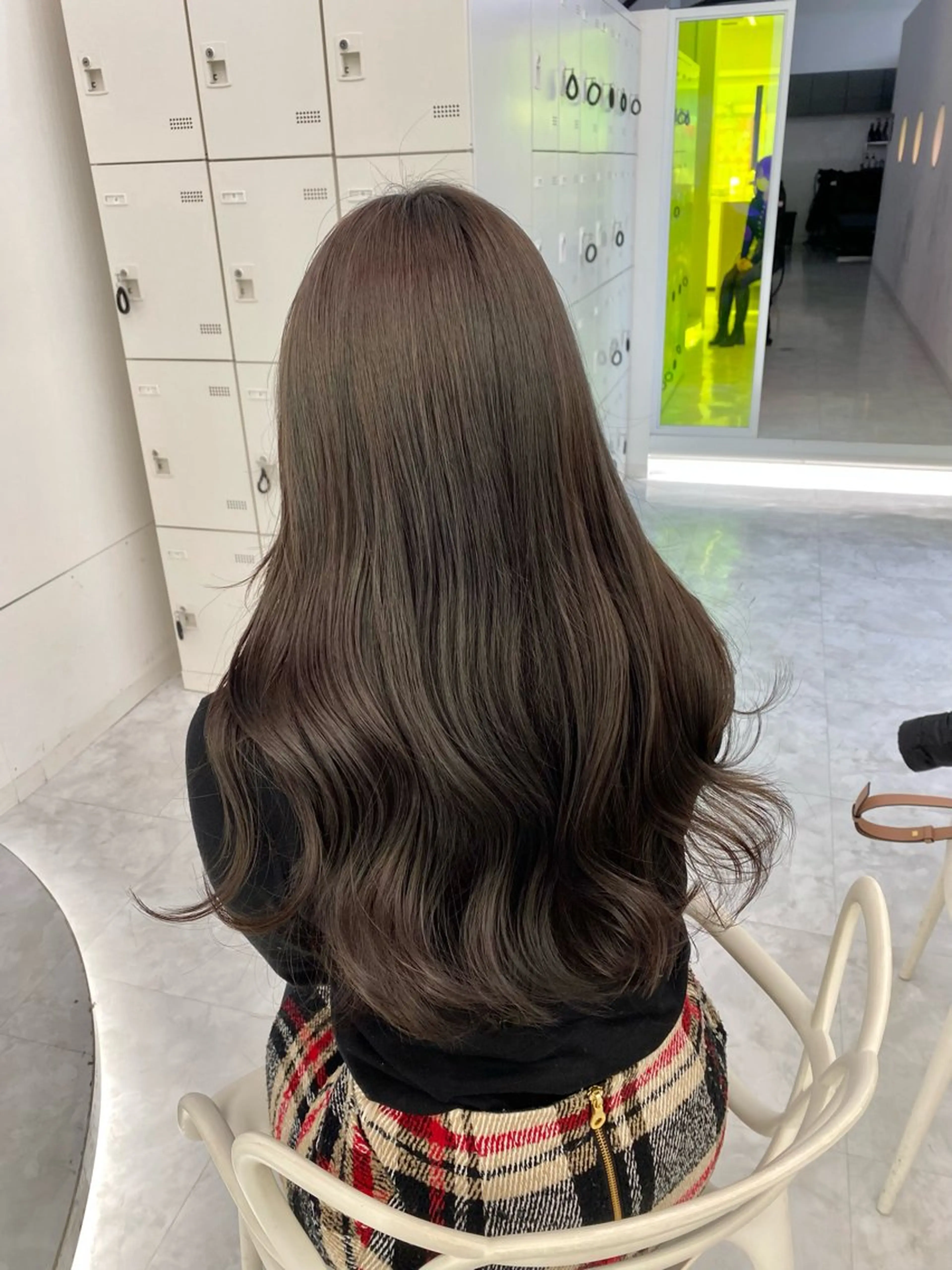 カラー ヘアカラー 🤍透明感グレージュ オリーブ🤍RINのヘアスタイル