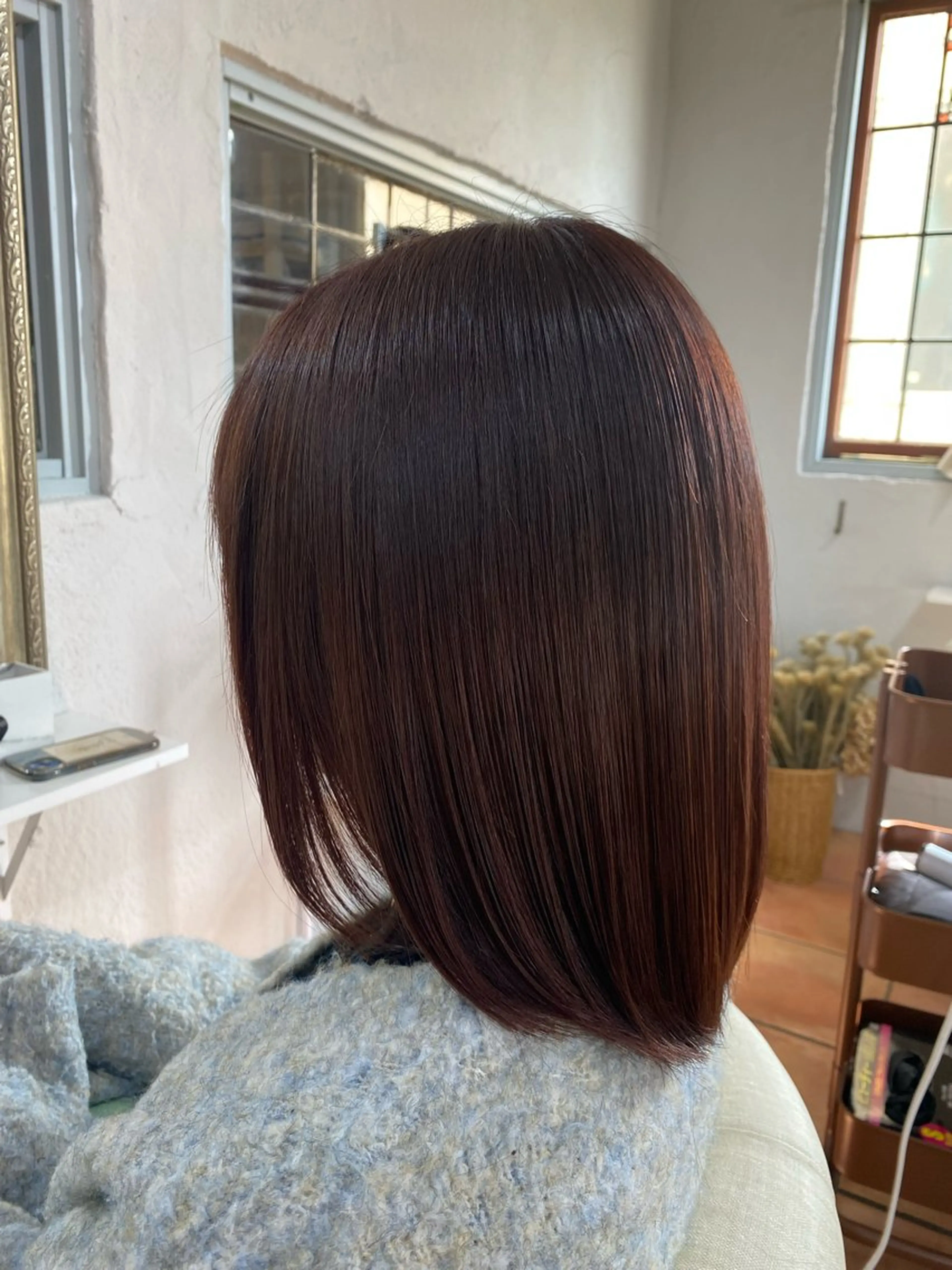 カット+髪質改善カラー+トリートメントの写真