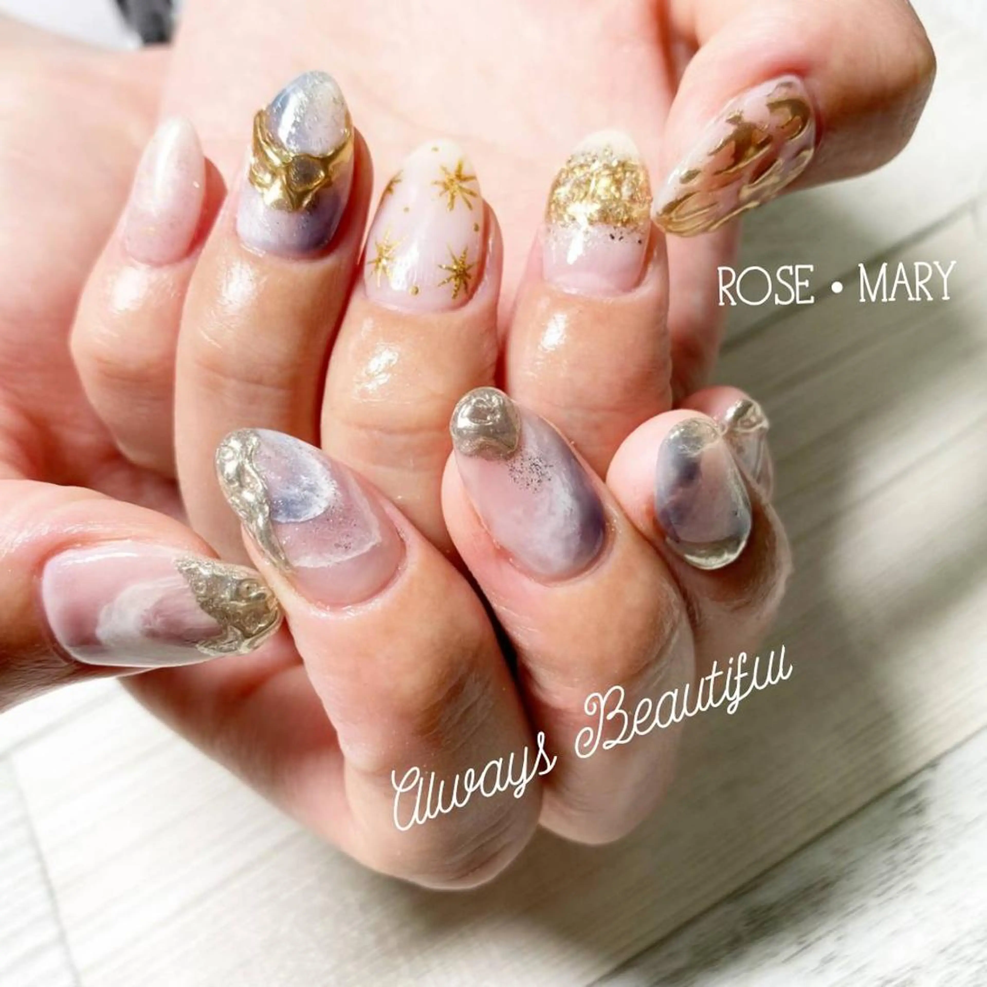 ネイル ハンドネイル ROSE・MARY 木村のネイルデザイン