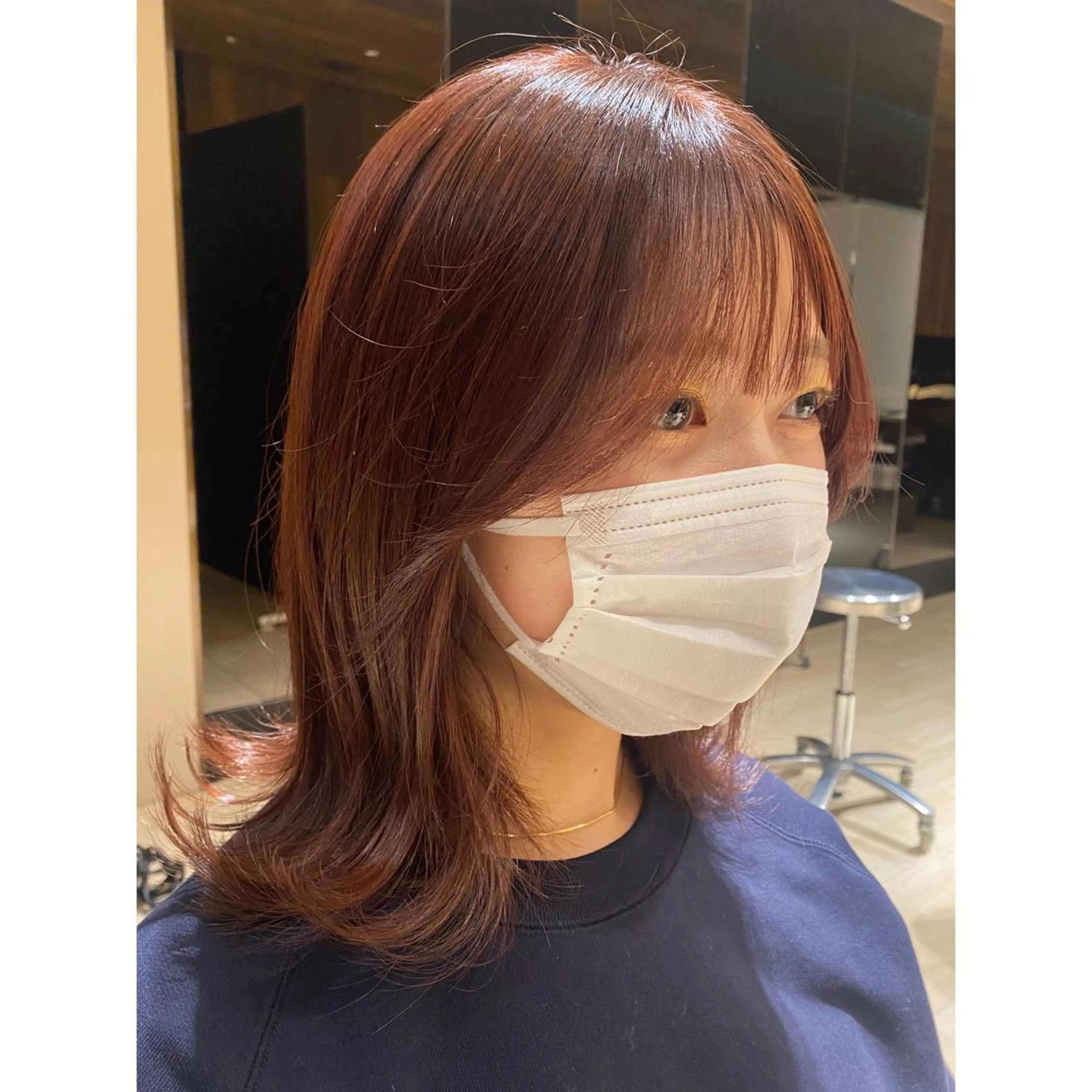 セミロング カラー カット トリートメント 🍼顔周りカット/ レイヤー/小川華奈のヘアスタイル