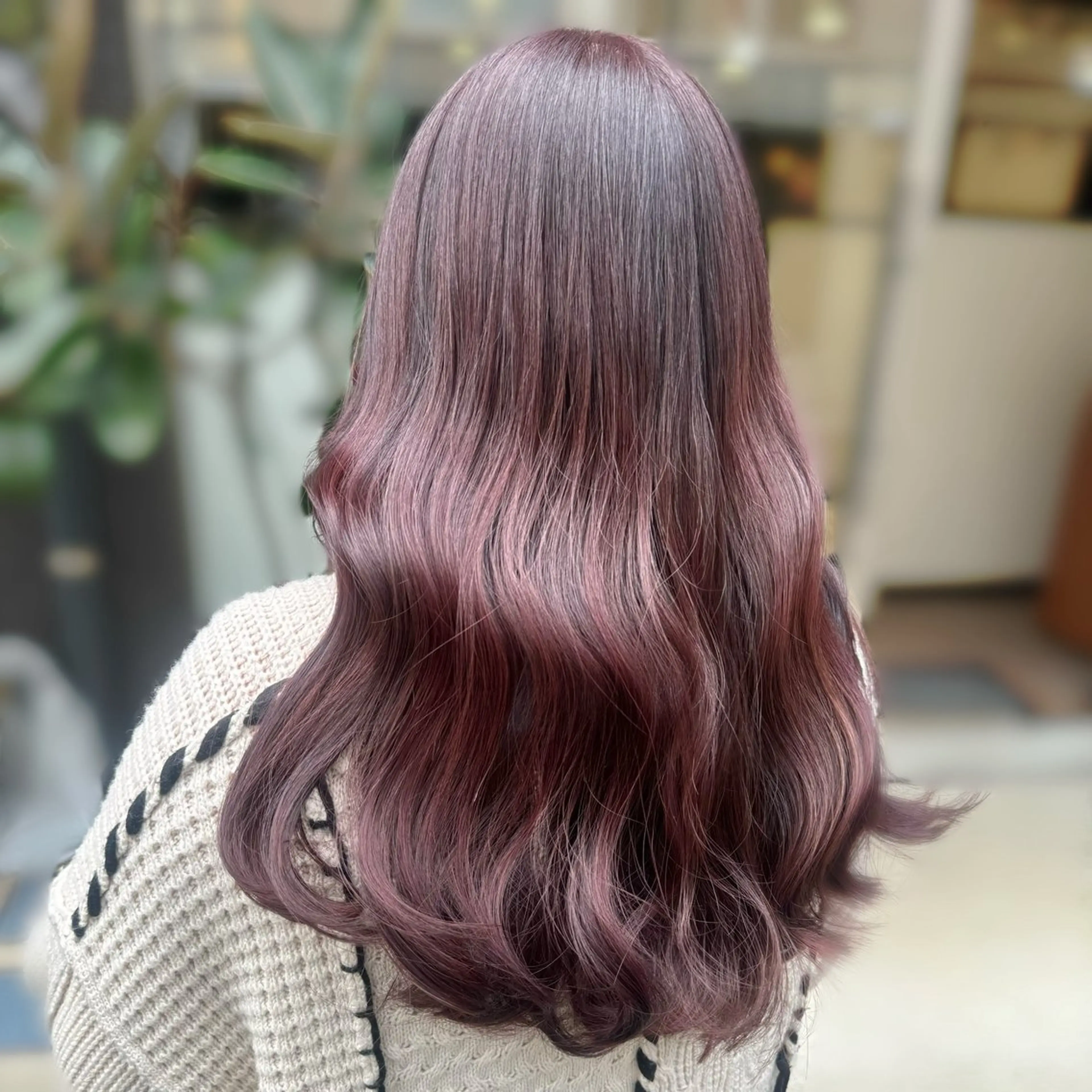 ロング カラー カット ヘアカラー トリートメント kana ブリーチなしカラー✨のヘアスタイル