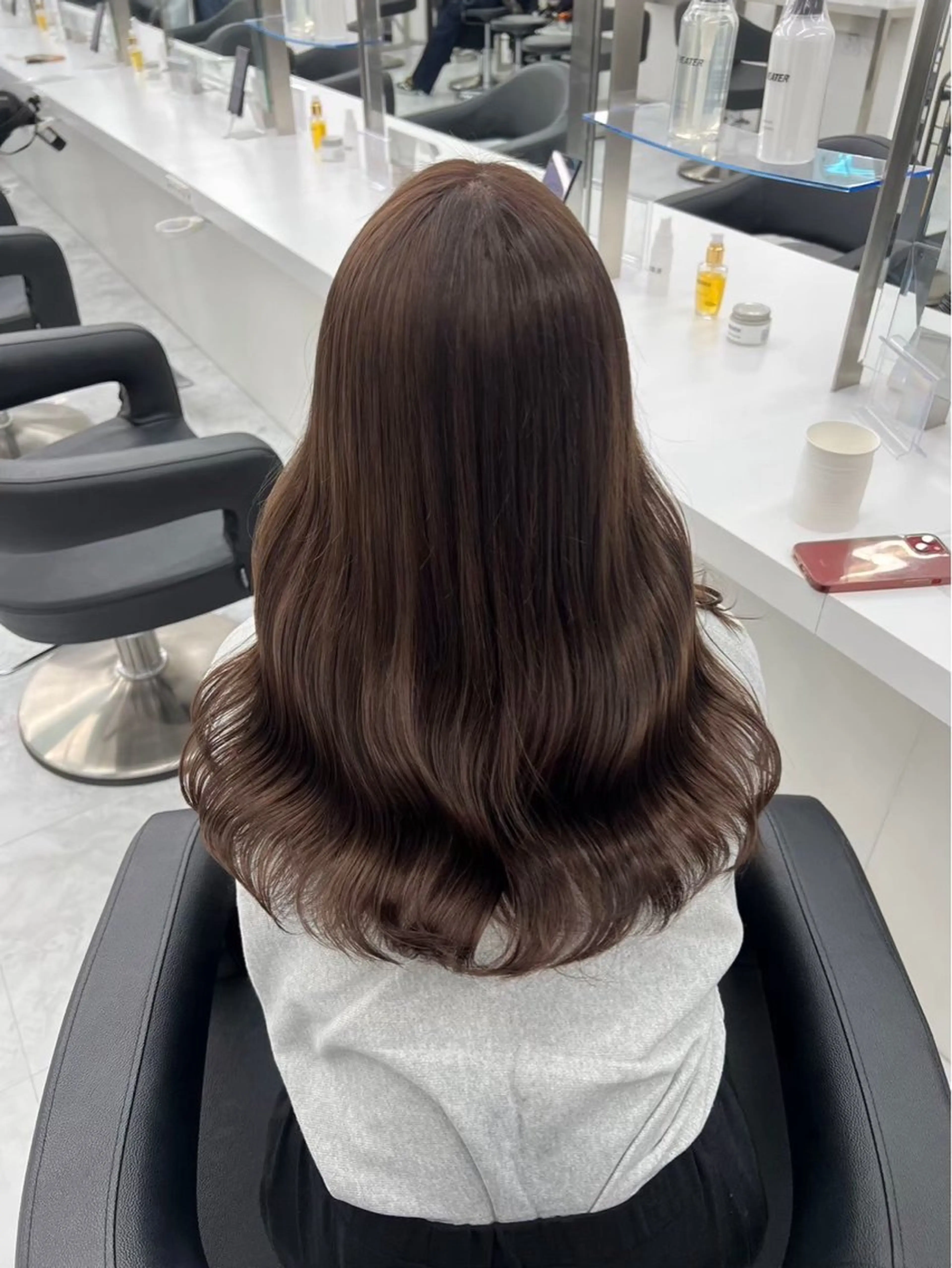 ロング カラー ヘアカラー ヘッドスパ ヘアセット 透明感ハイトーン☁️ 斗和🫧天神のヘアスタイル