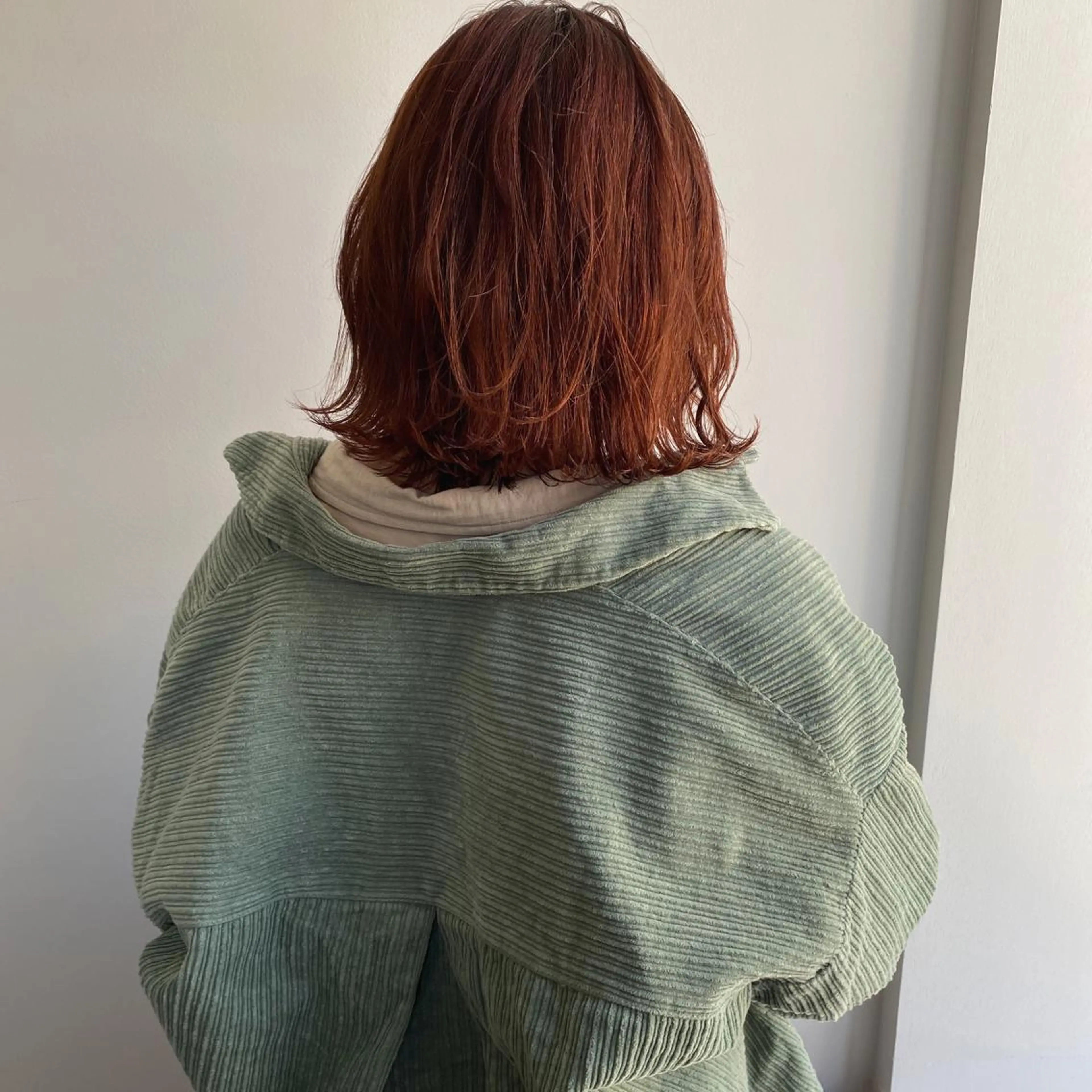 カラー ヘアアレンジ ブラウンカラー オレンジ オレンジブラウン Nancy所属・束感まつげ❤︎ あみのマツエク・マツパデザイン