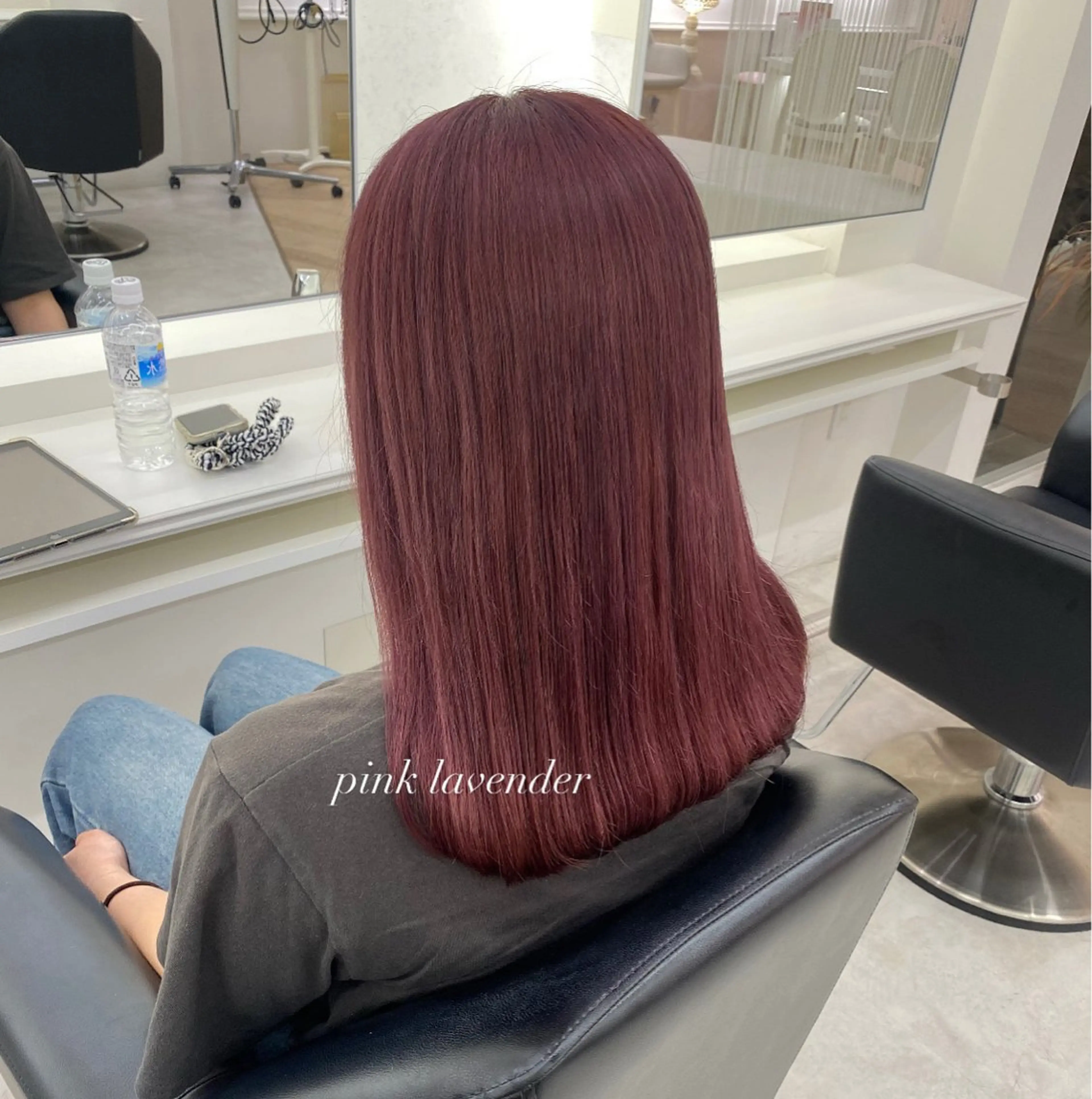 ミディアム ヘアカラー ParveMix 宮﨑 梨里のヘアスタイル