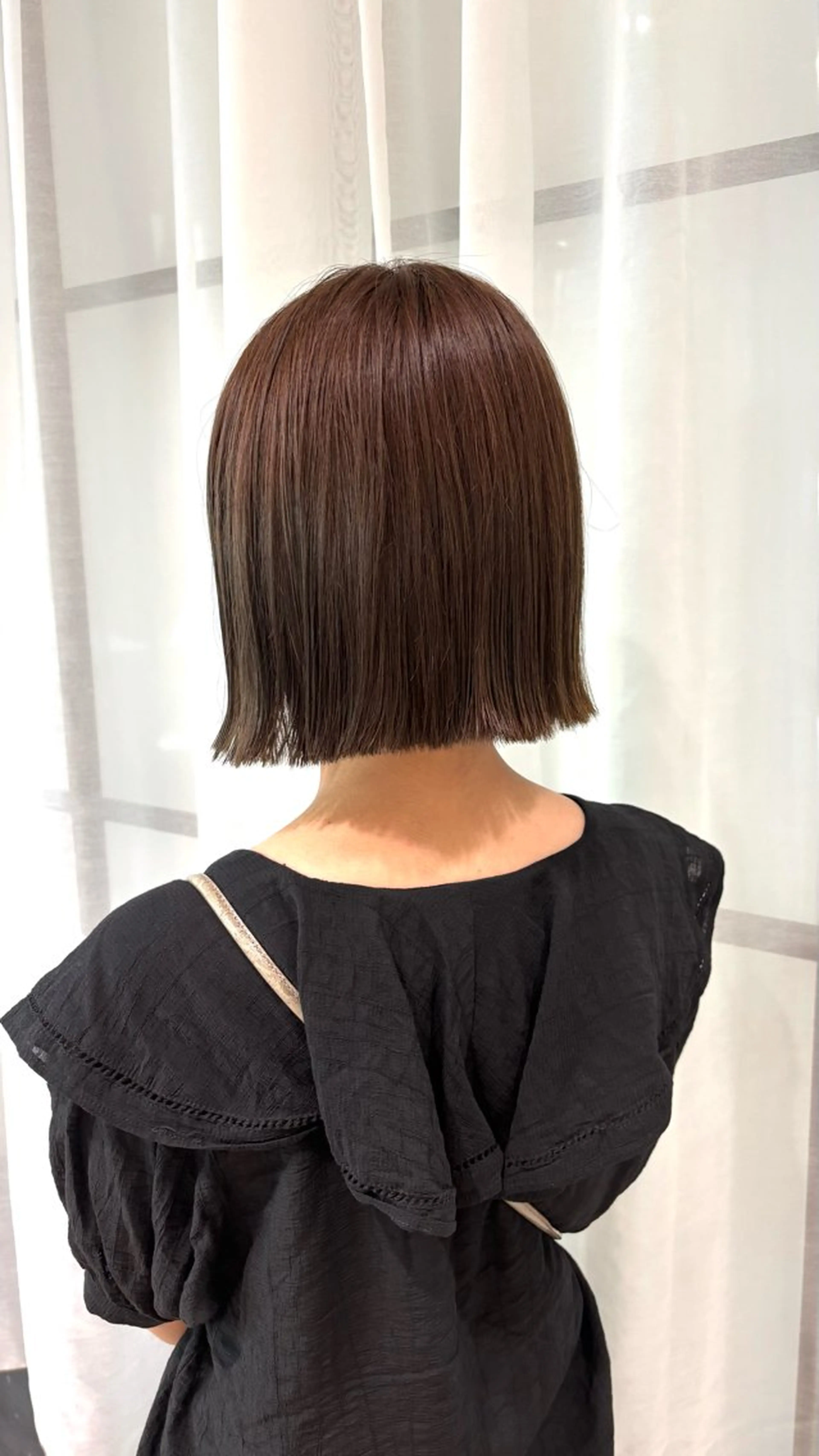 ショート カラー アッシュ 透明感カラー ボブ カット ヘアカラー 梅田美容室/カット /Maoのヘアスタイル