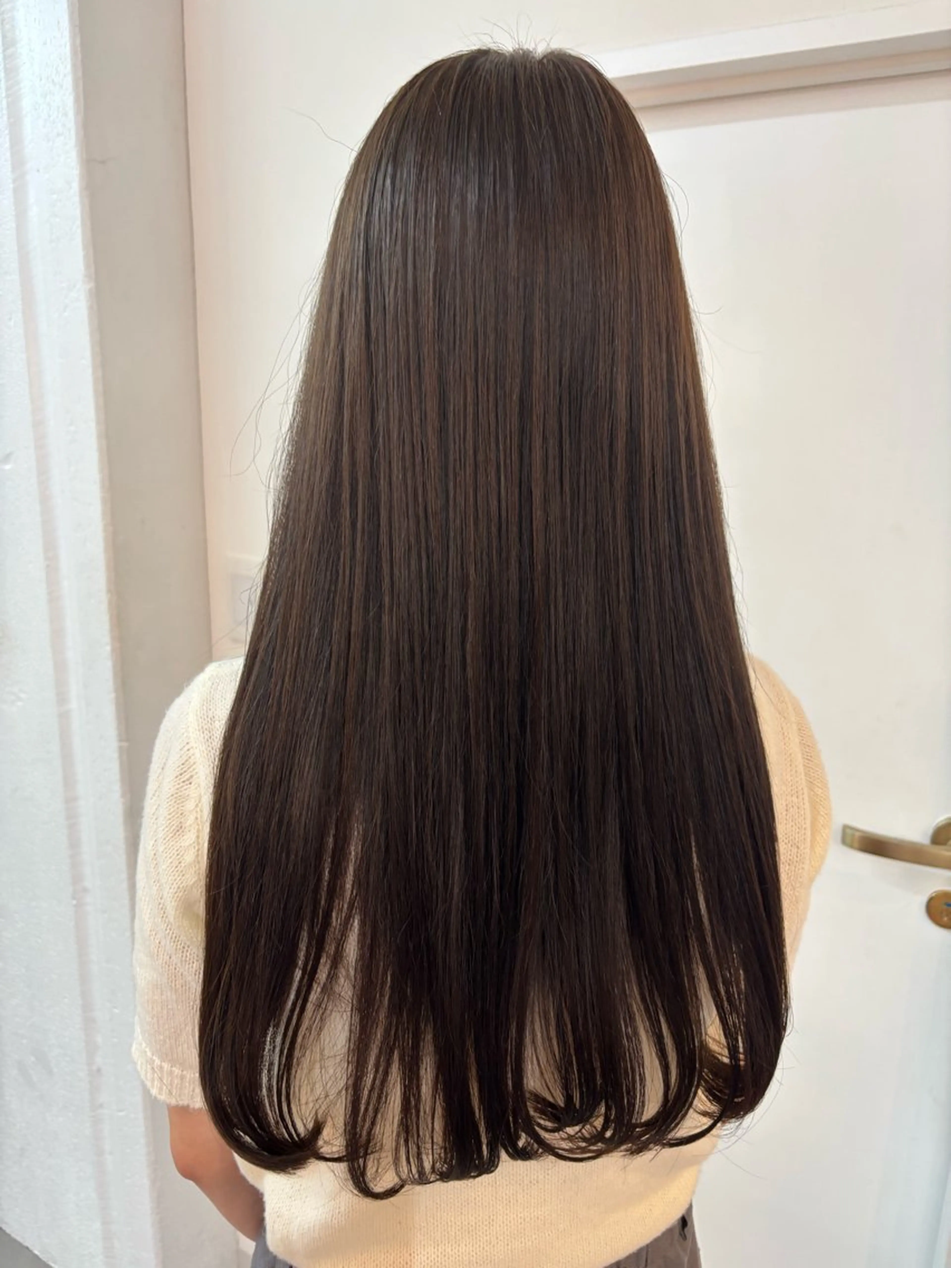 カラー 🤍Nozomi/ オリーブカラー🌿のヘアスタイル