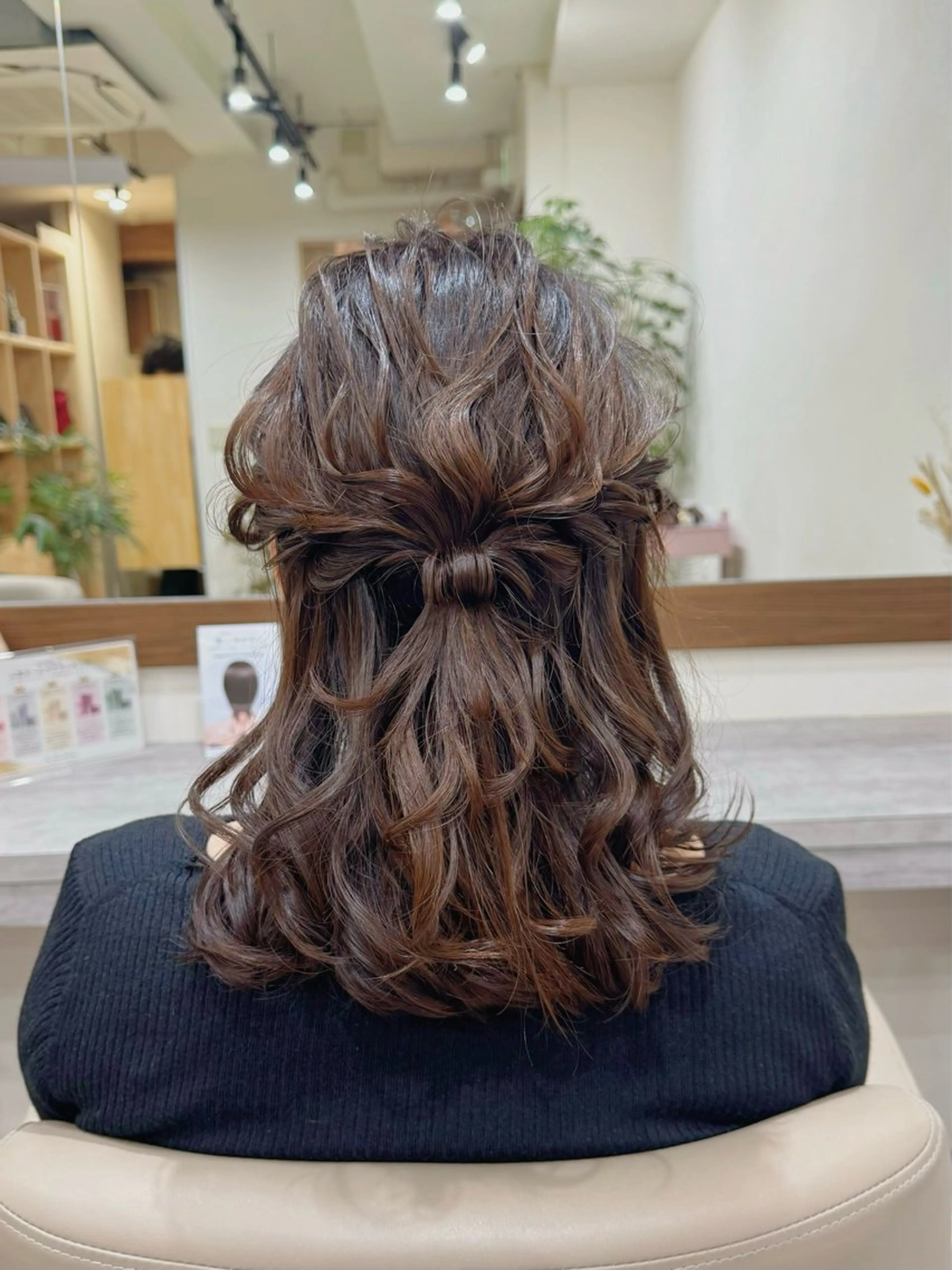 ヘアアレンジ ハーフアップ ヘアカラー Ammy 池袋所属・韓国ヘア&耳ツボ💎 池袋/himeriのヘアスタイル