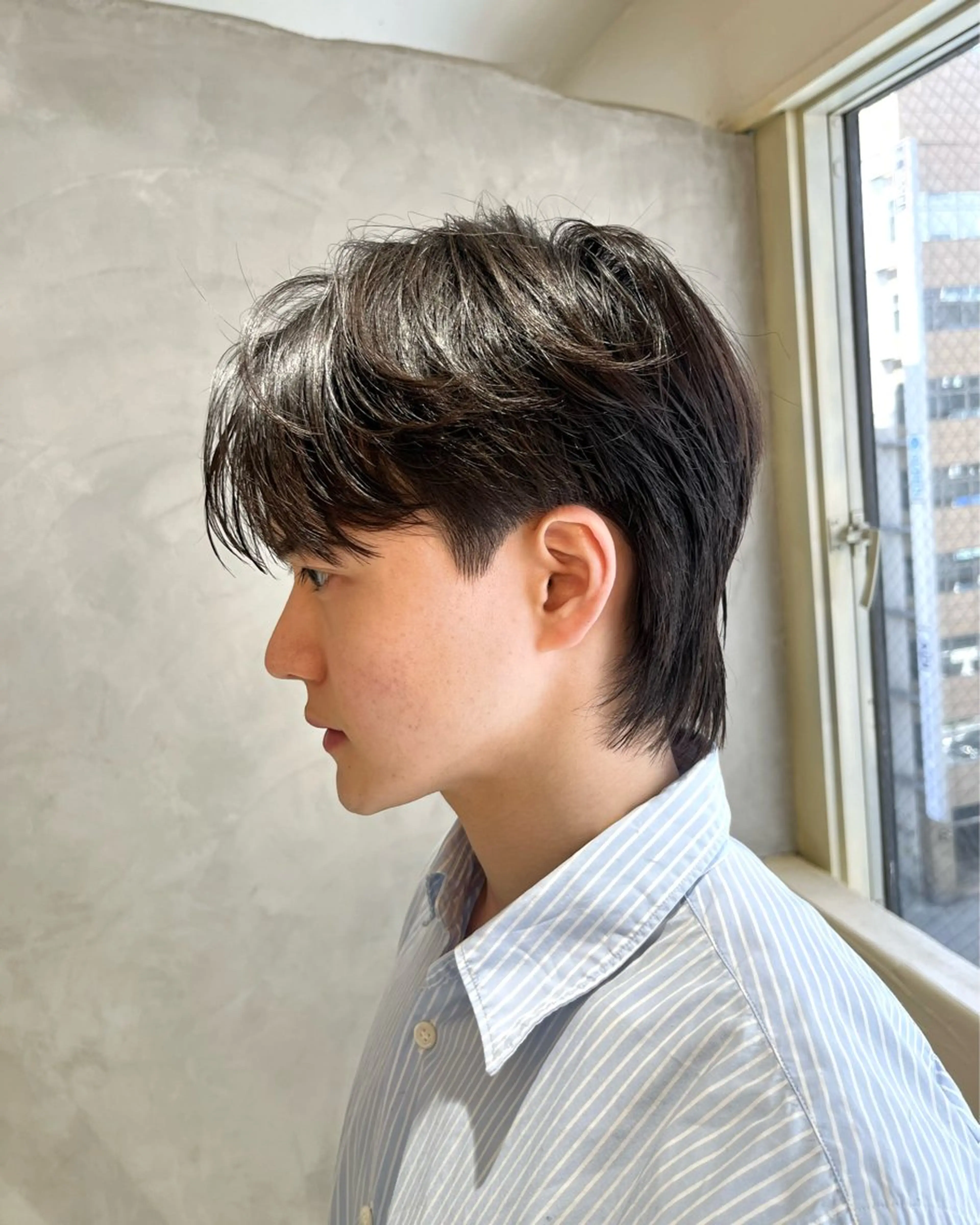 メンズ センターパート/ 暖色カラーayuのヘアスタイル