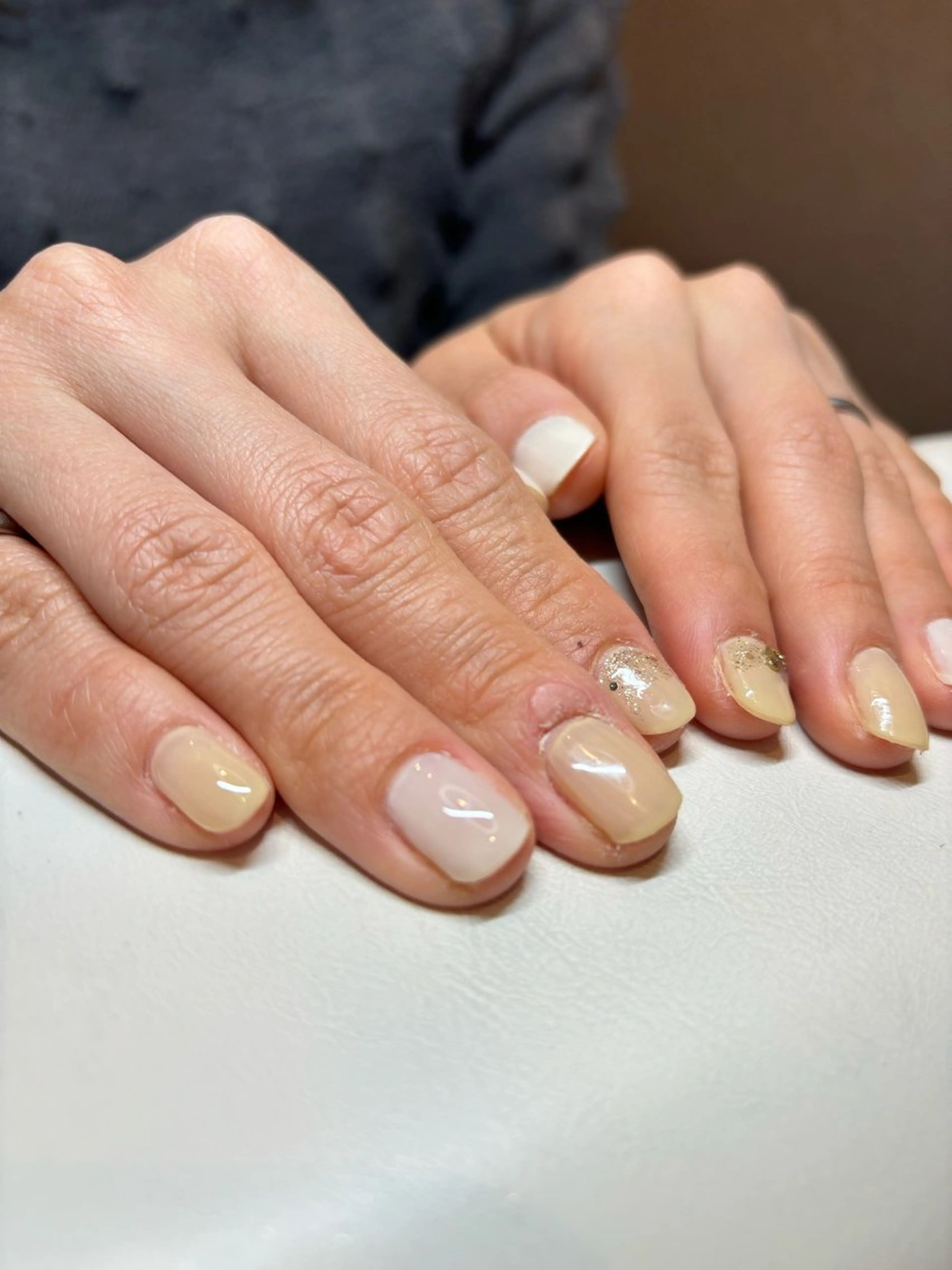 ネイル ホワイト プライベートサロン te-nanoのネイルデザイン