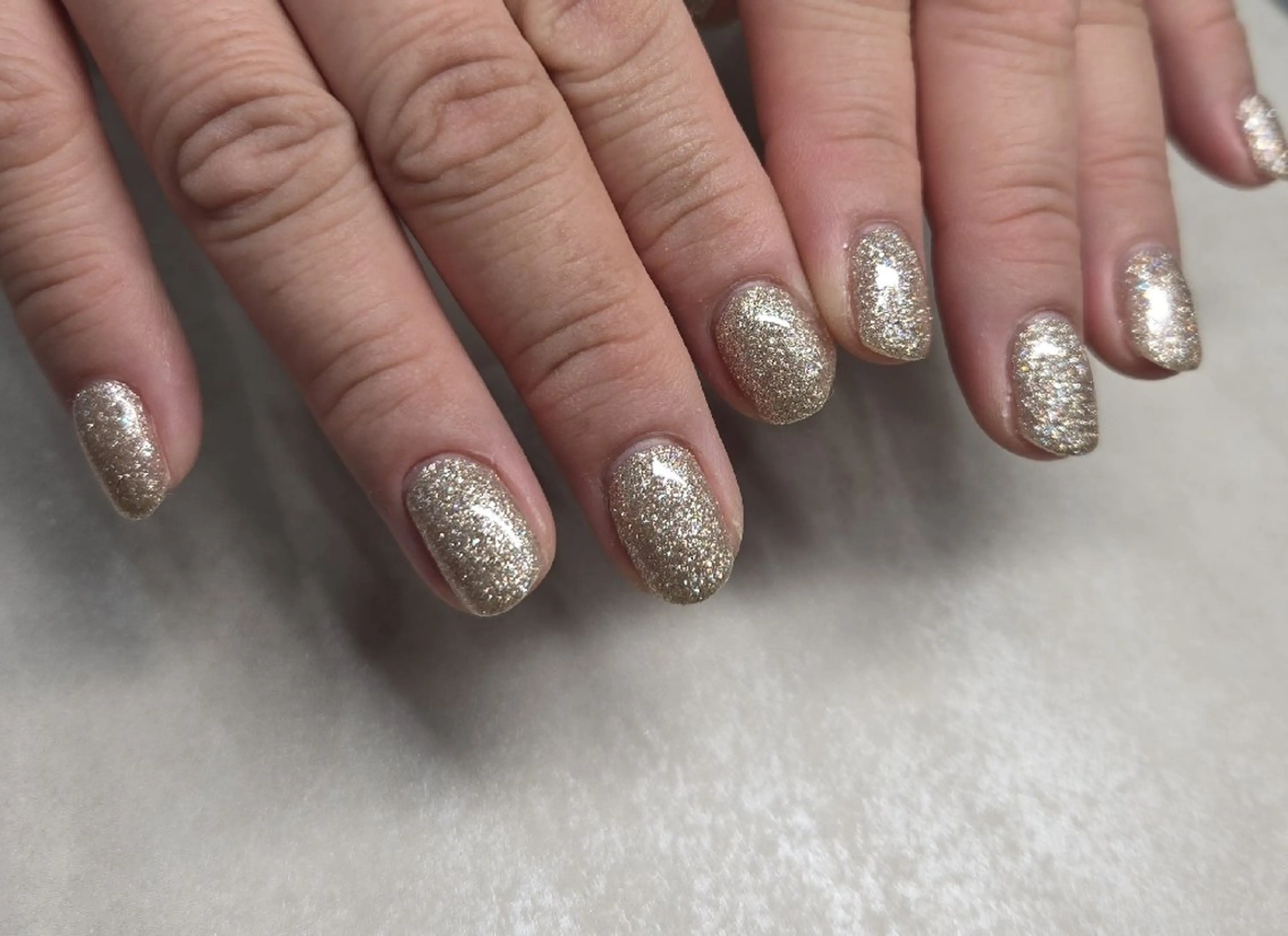 ネイル キラキラネイル ラメ(グリッター) ハンドネイル 畑田 愛芽のネイルデザイン