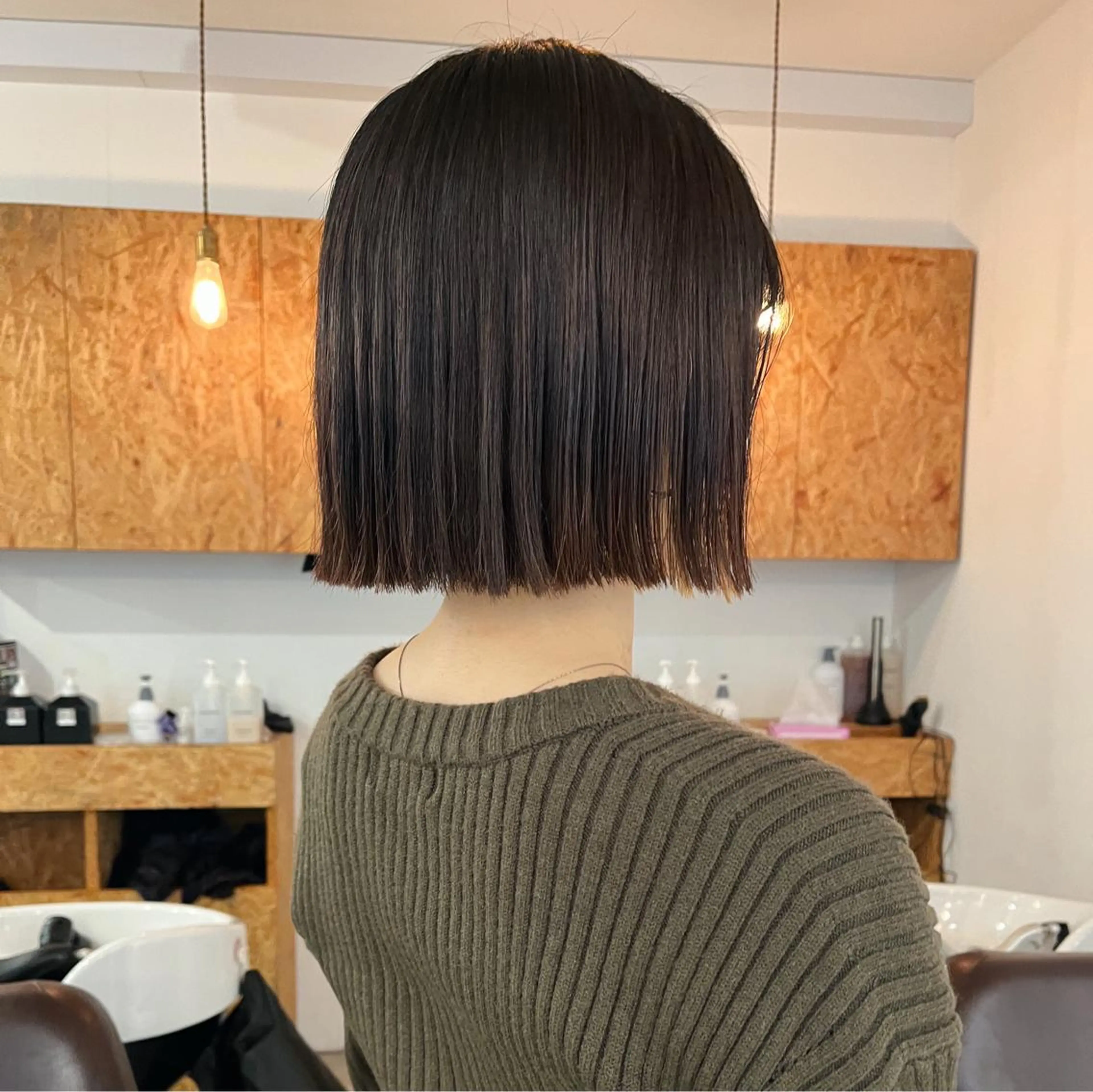 ショート ボブ 暖色/パーマ 🌼クニトウメイのヘアスタイル