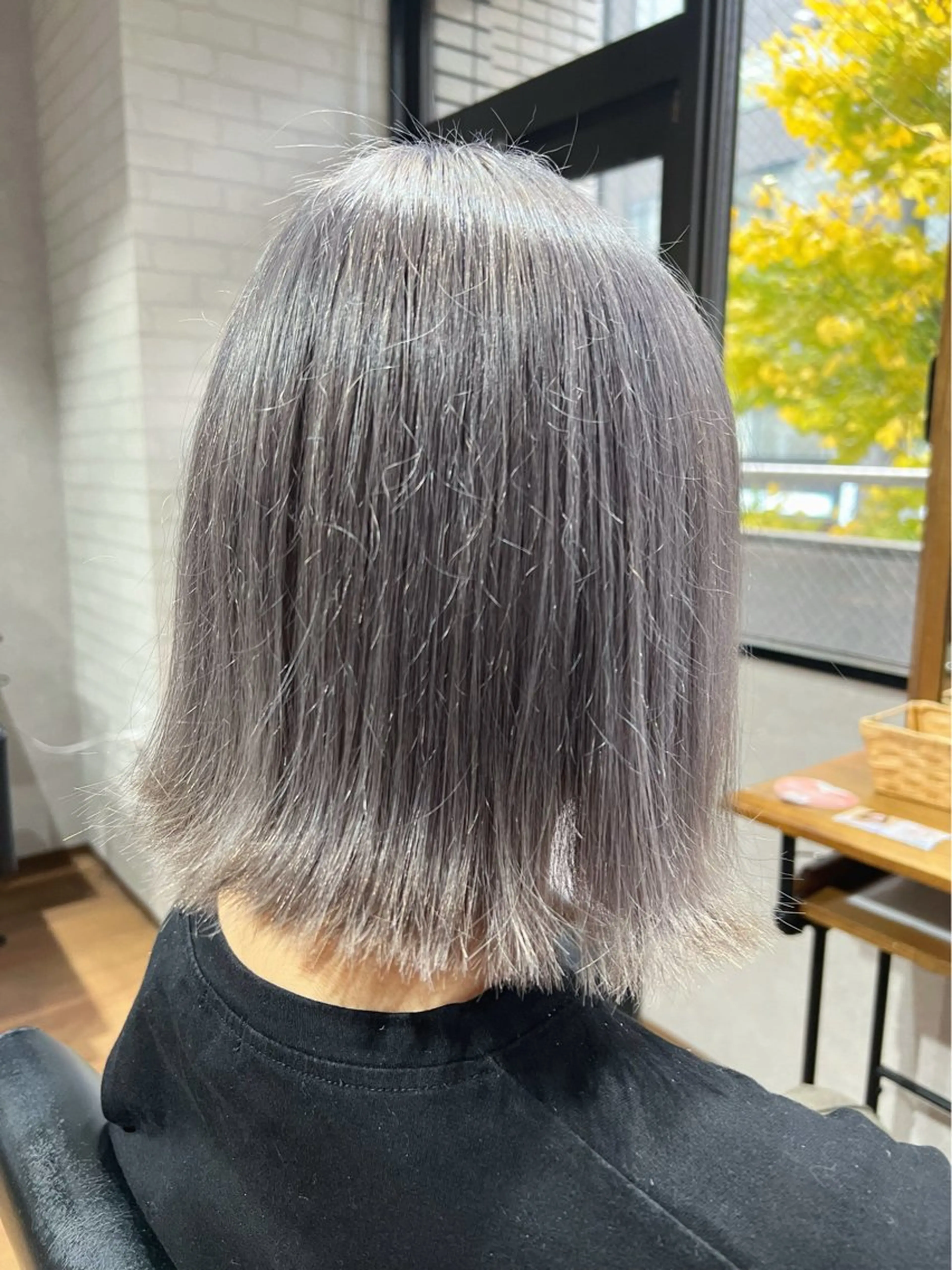 ショート カラー シルバー カット ヘアカラー ✨ハイトーン カラーTAKUYA✨のヘアスタイル
