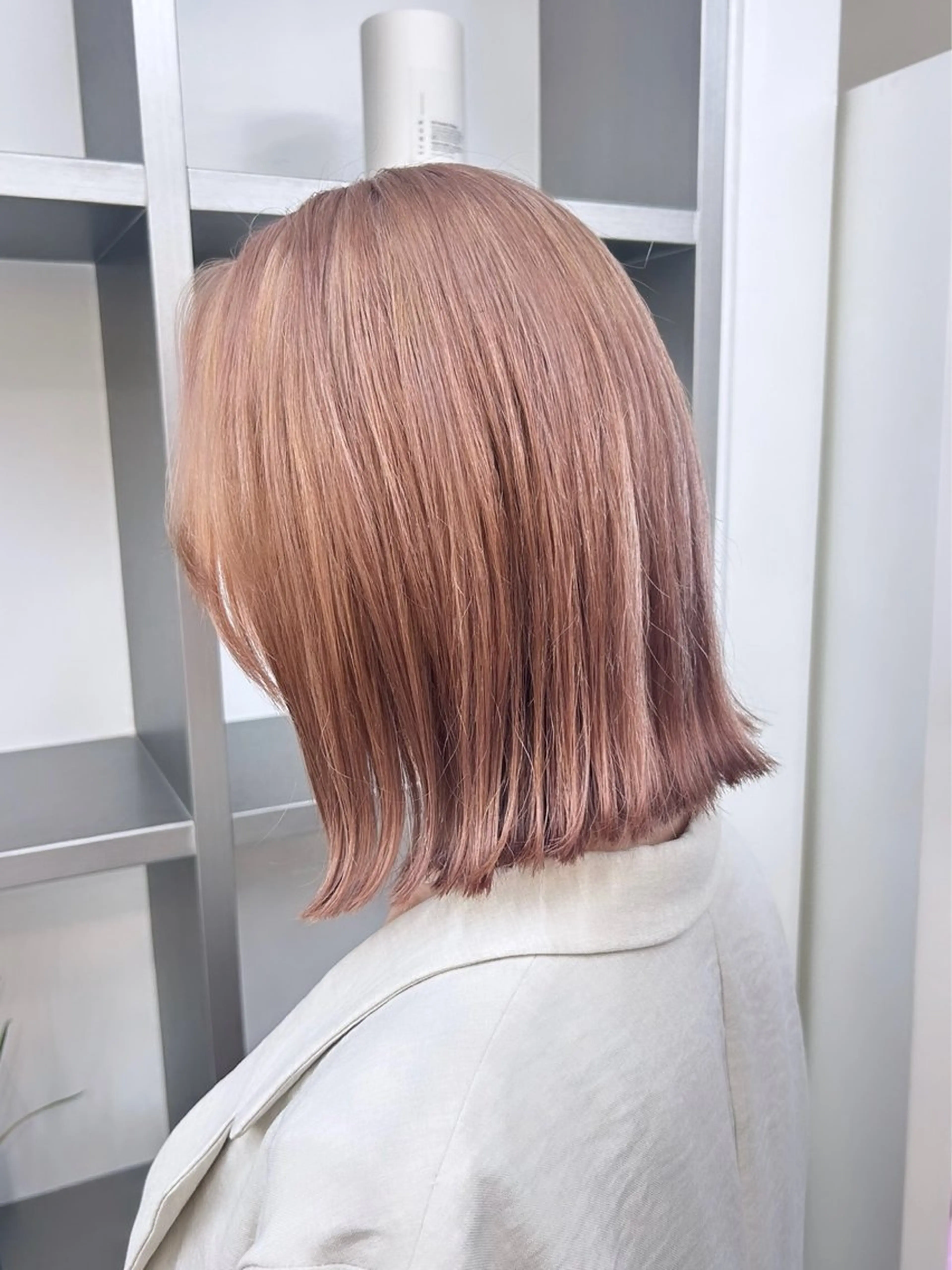 ショート ボブ エクステ 外国人風カラー 卒業式のヘアスタイル レイヤーカット ヘアカラー MiRI💜地毛級 エクステ✖似合わせ技のヘアスタイル