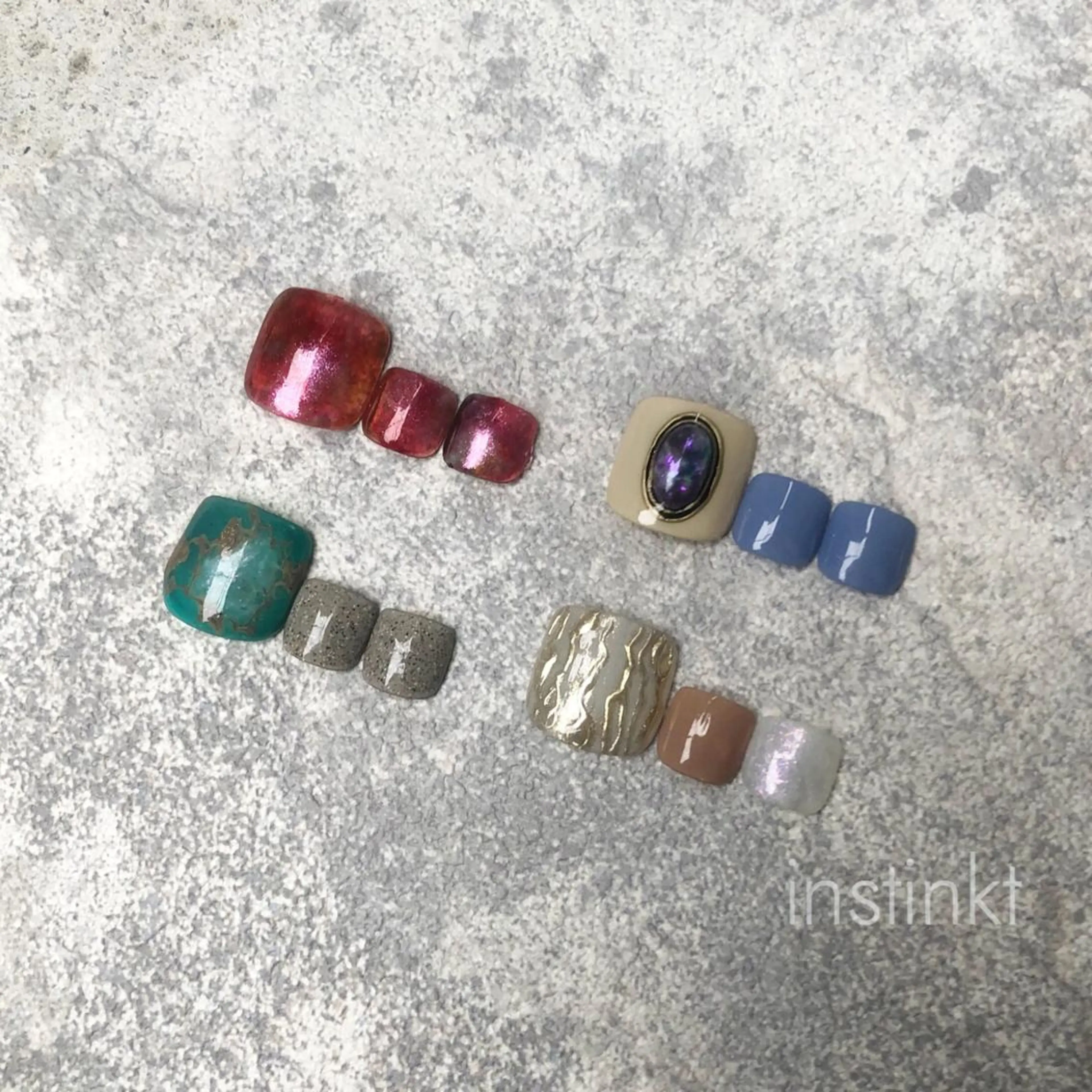ネイル フットネイル instinkt_ Mio Mizunoのネイルデザイン