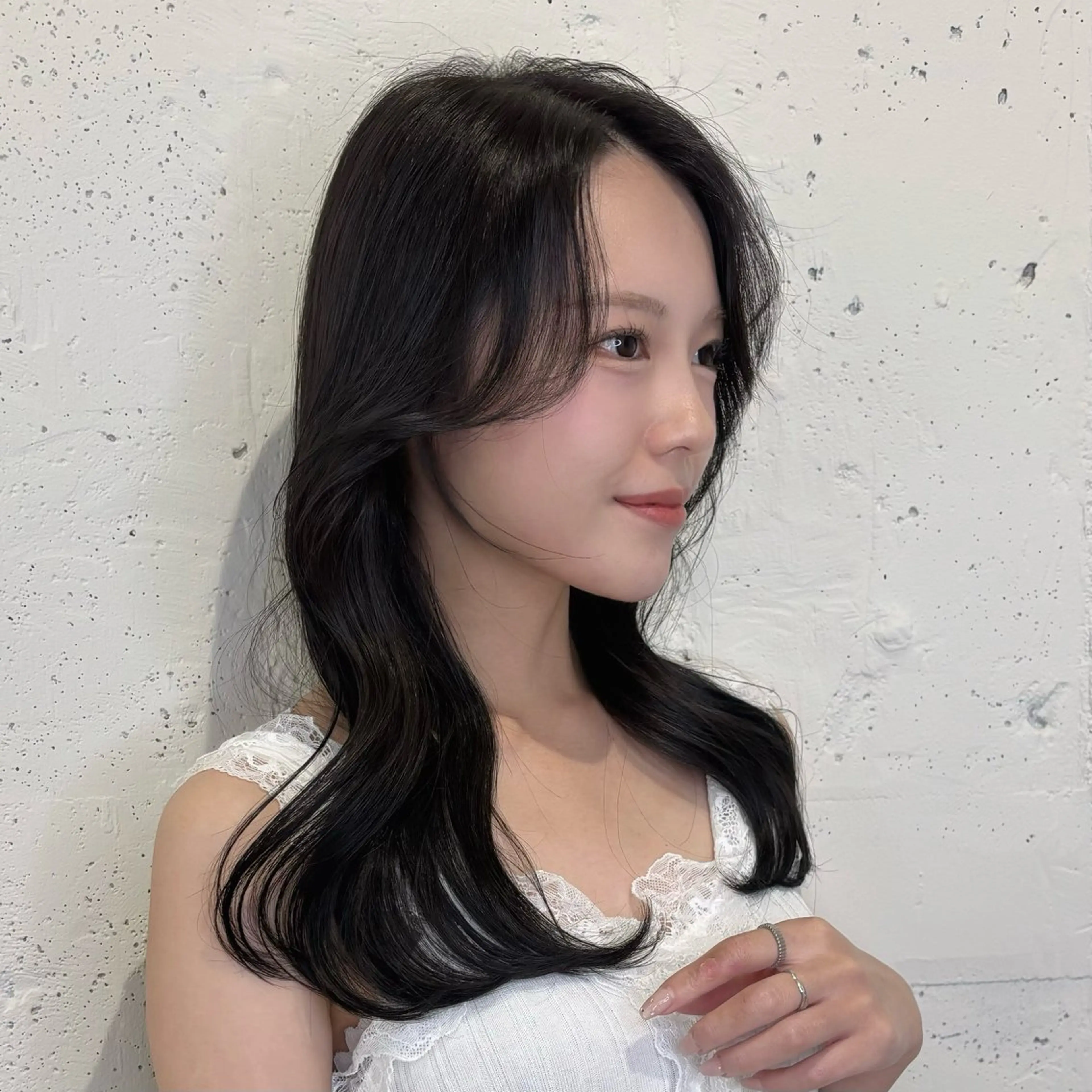 ロング カット ヘアカラー トリートメント 髪質改善 竹川裕太のヘアスタイル