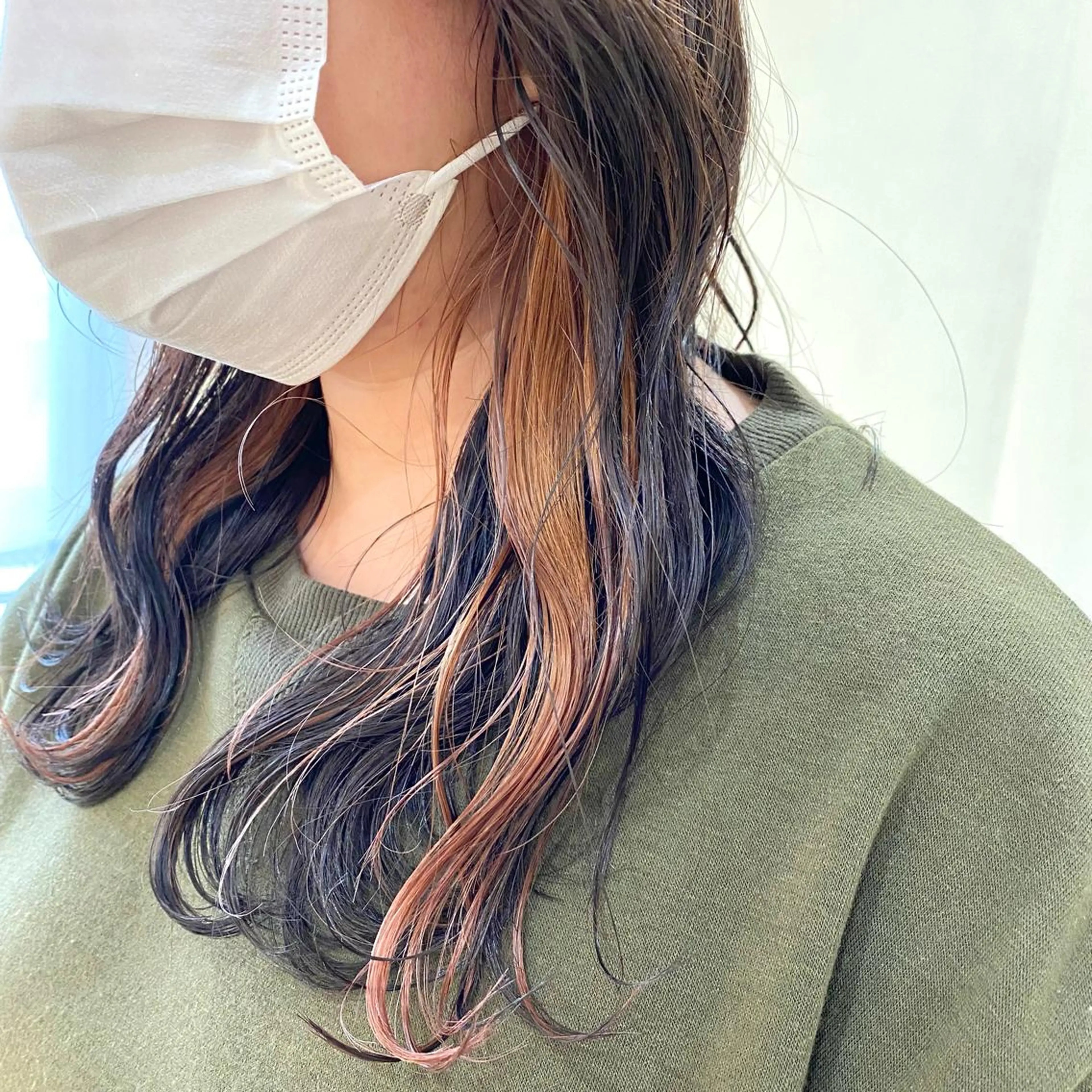 ロング カラー ベージュカラー ミルクティーベージュ ピンクカラー くさかみさき🌼暖色 /韓国風/オタク🌼のヘアスタイル