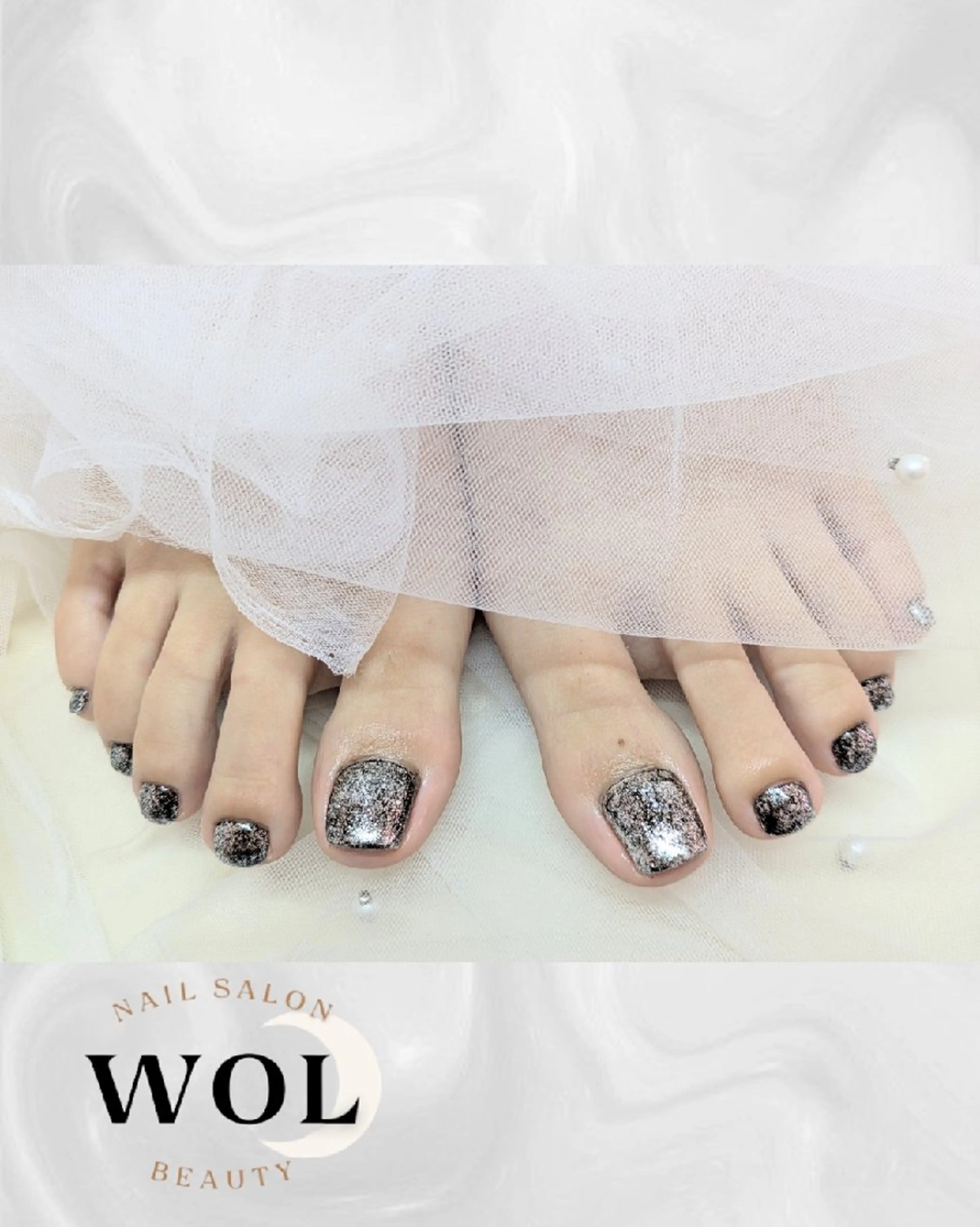 ネイル フットネイル nailsalon🌙WOL所属・WOL🌙 momokoのネイルデザイン