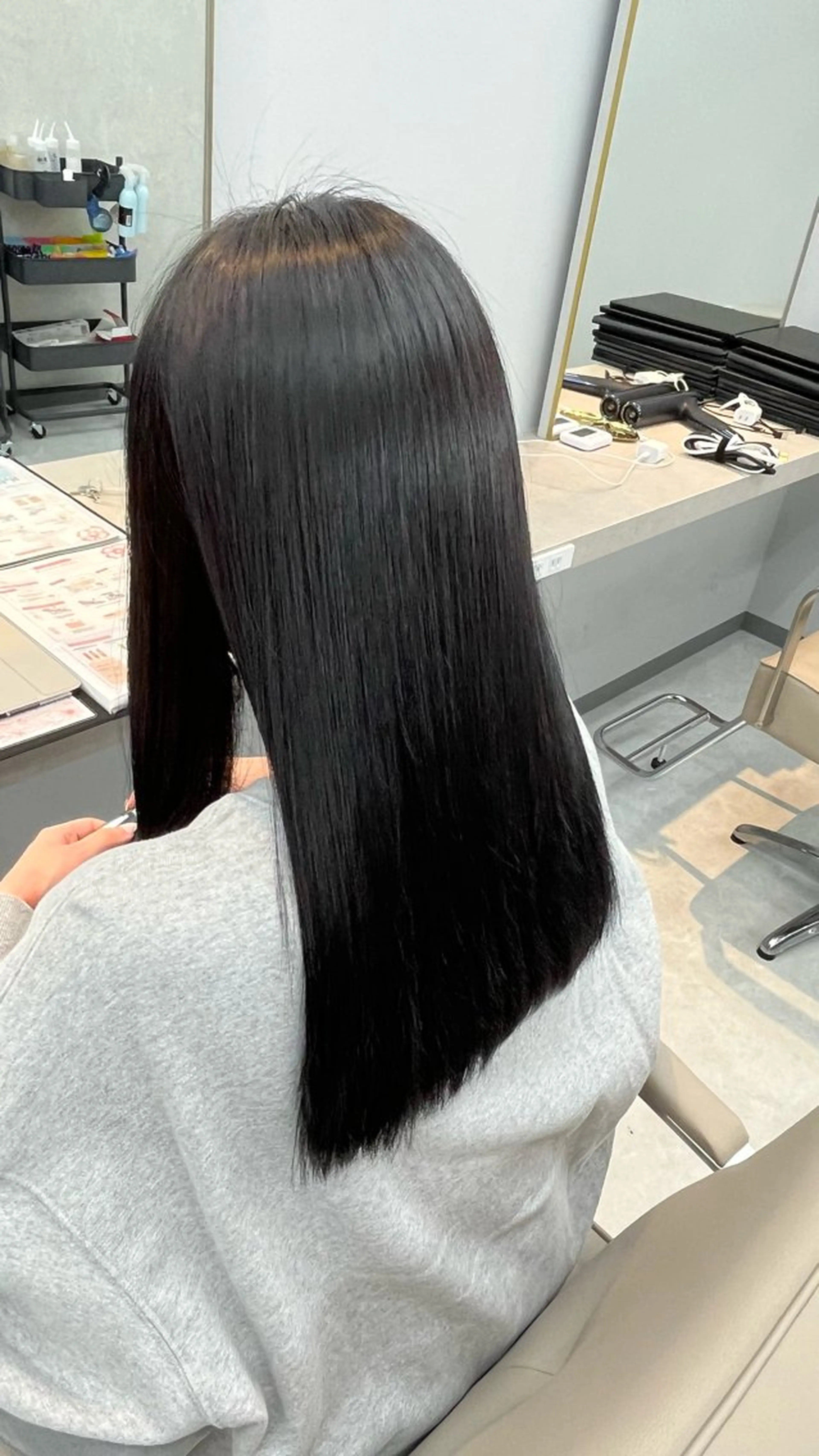 ロング ヘアカラー 💋艶髪縮毛/ カラー💋まいのヘアスタイル