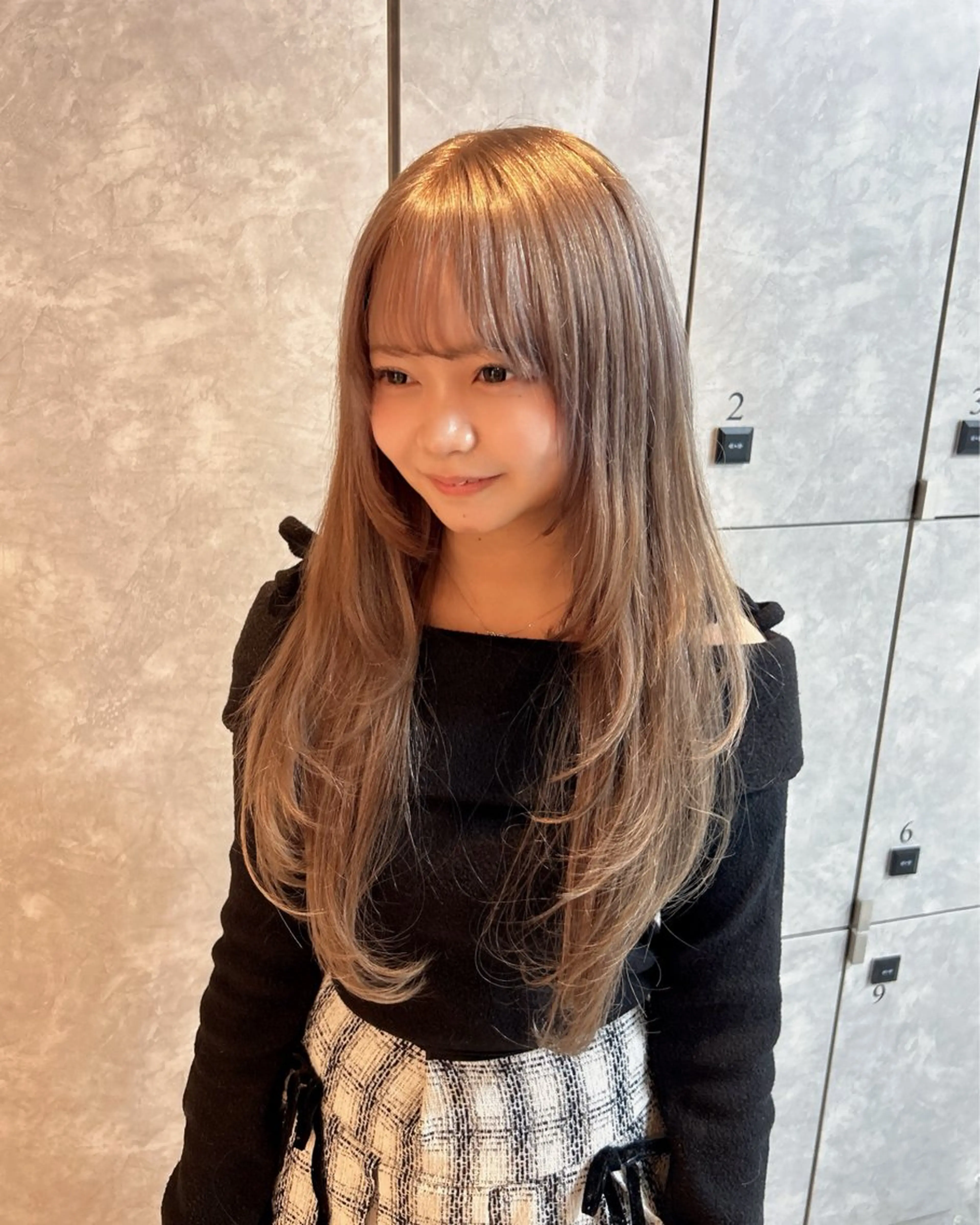ロング ヘアカラー ガルボヘアー心斎橋所属・プルエクステ/プルシ ールエクステ/地雷系のヘアスタイル