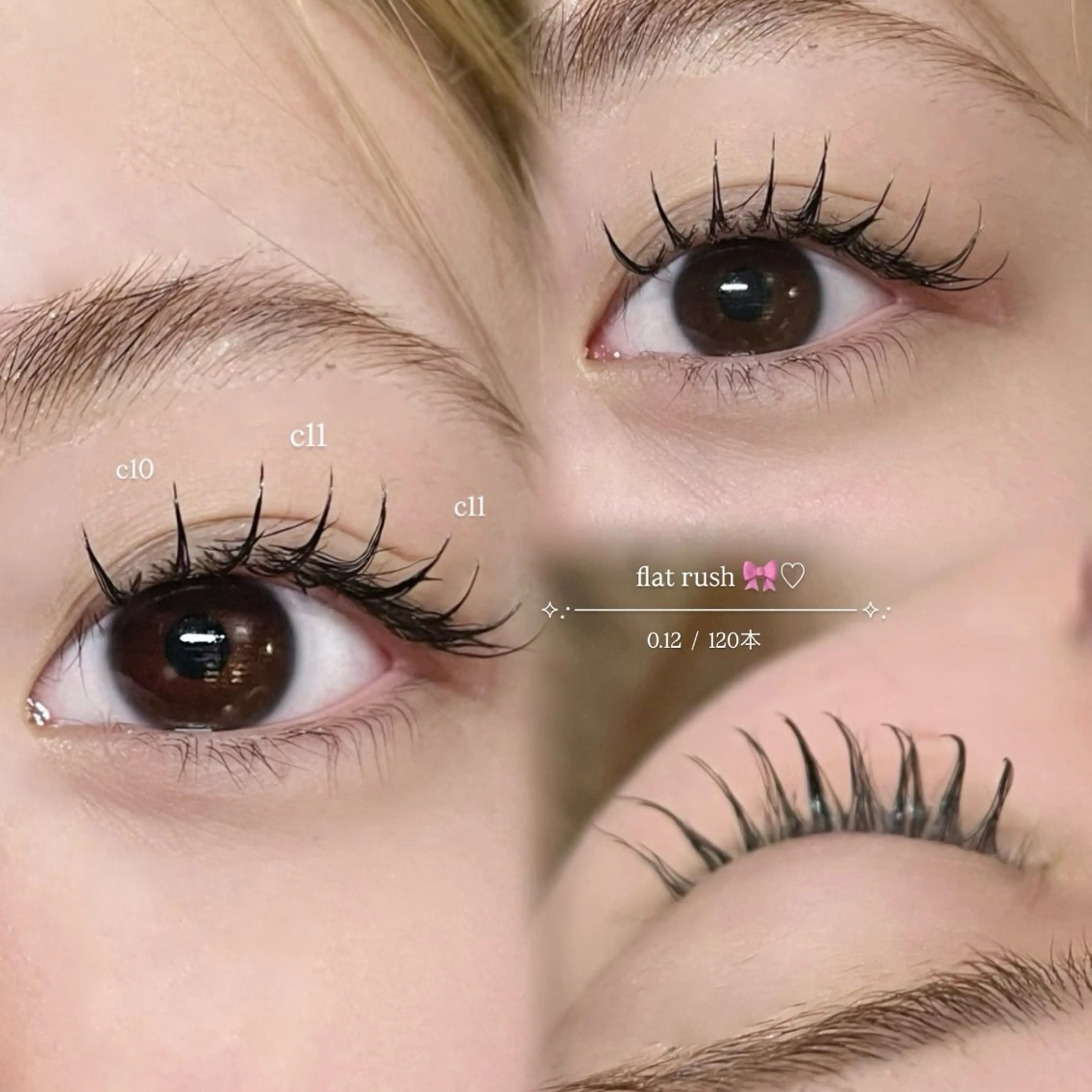 minimo限定価格🎀 「 初回オフ·コーティング付き 」高品質セーブル毛120本 ♡の写真