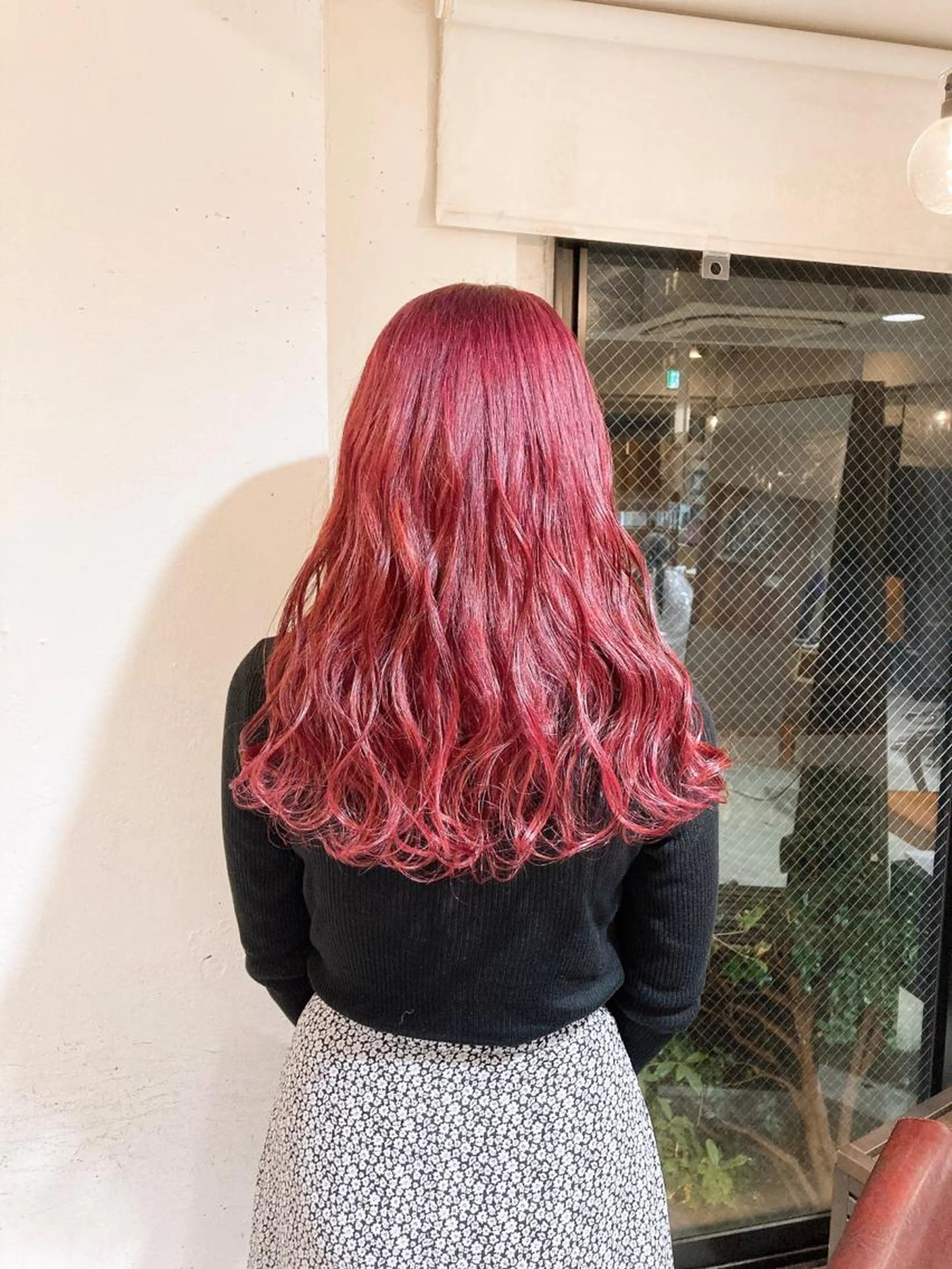 ケアカラー❤️レッドカラー❤️(赤、アプリコット、ガーネットレッド系)の写真