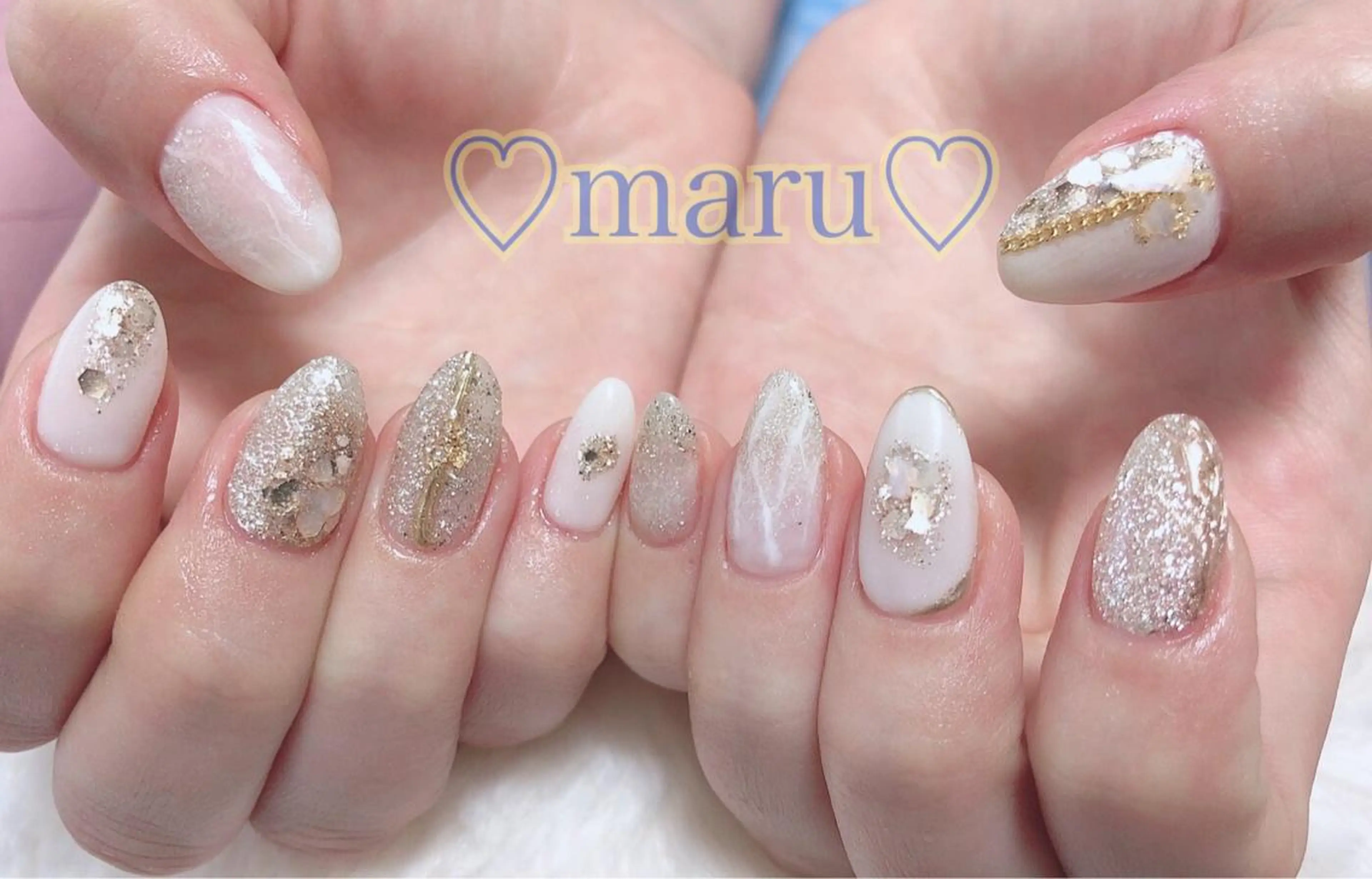 ネイル ハンドネイル フットネイル まるみ♡8/25- 31お休み🙇‍♀️のネイルデザイン