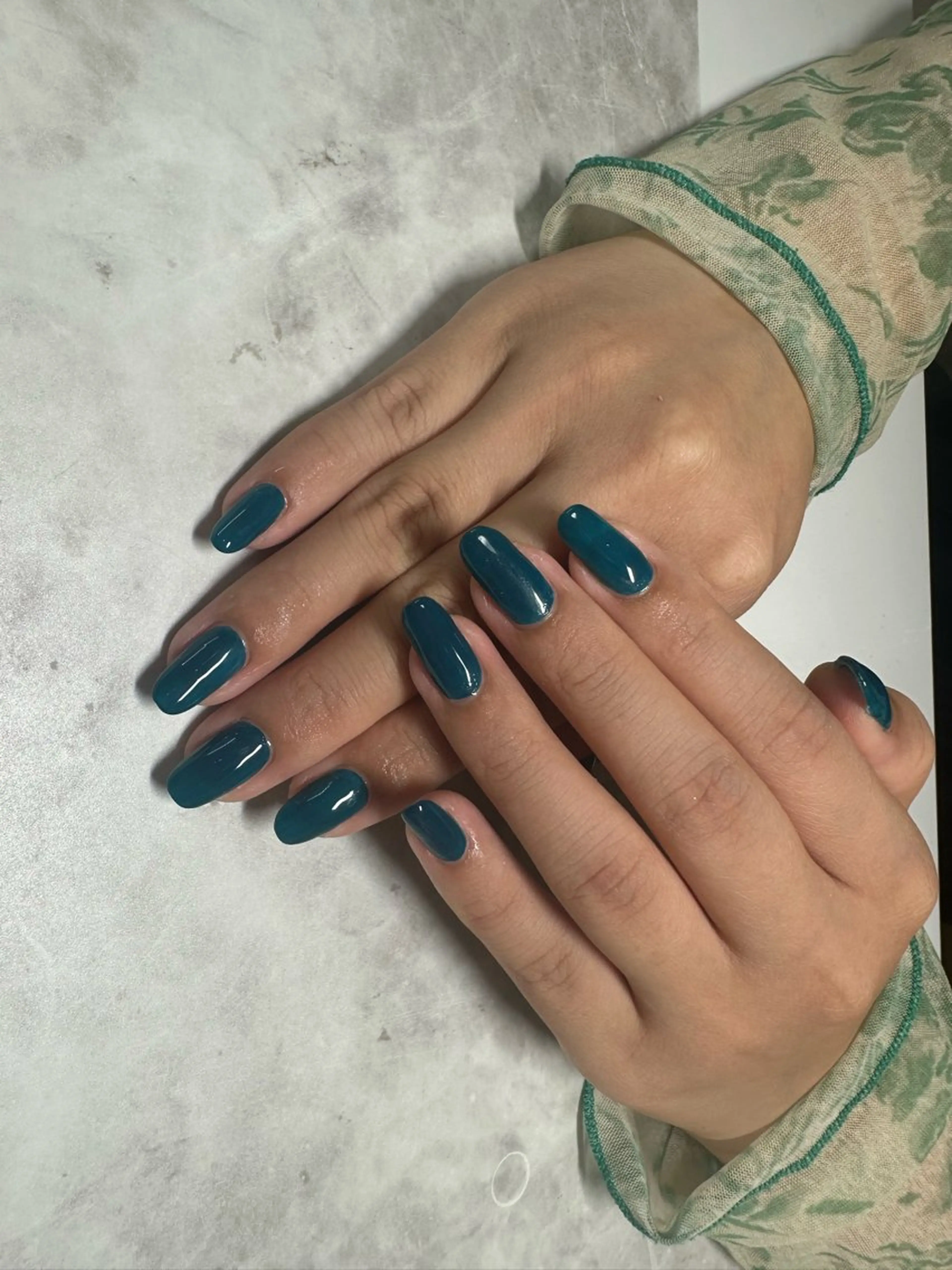 ネイル ワンカラーネイル 【パラジェル・フィルイン】Nailsalon　Merci東中野所属・Merci shigaのネイルデザイン
