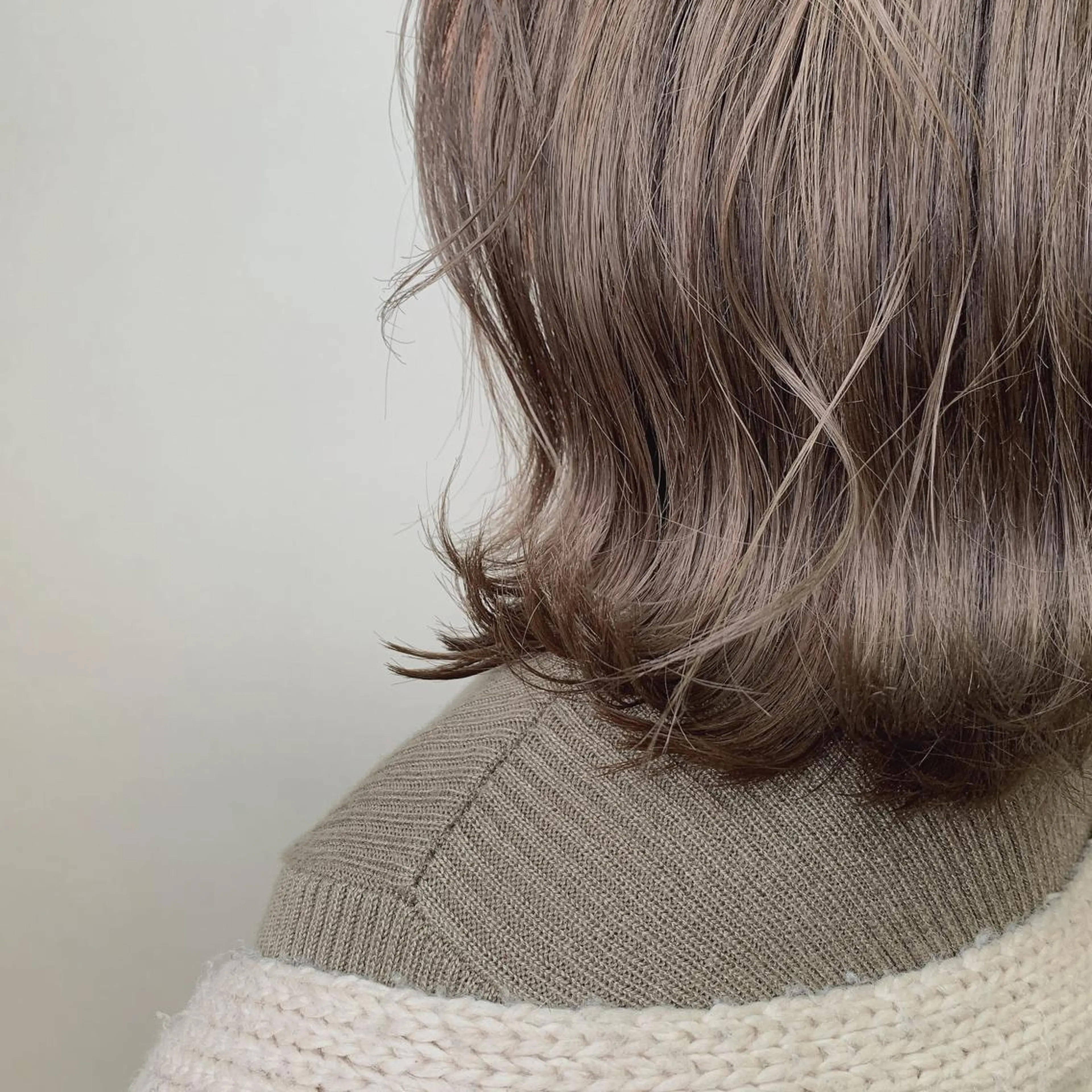 ミディアム カラー パーマ ヘアアレンジ メンズ キッズ ネイル マツエク・マツパ 透明感カラー グレージュ ミルクティーグレージュ charme【 シャルム 】所属・ボブ/レイヤー/ nanamiのヘアスタイル