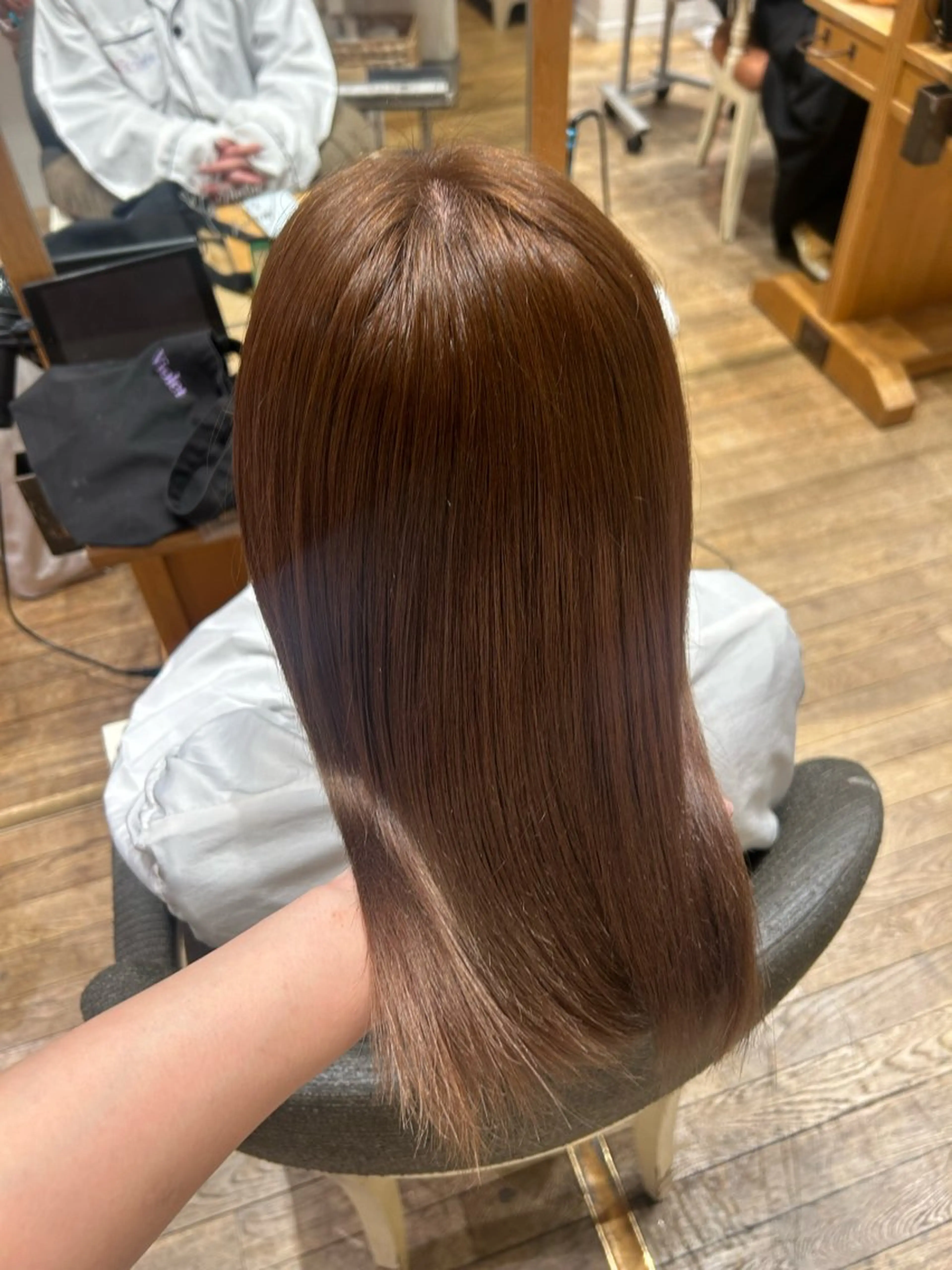 ミディアム 縮毛矯正 きょうか 縮毛矯正モデル募集中のヘアスタイル