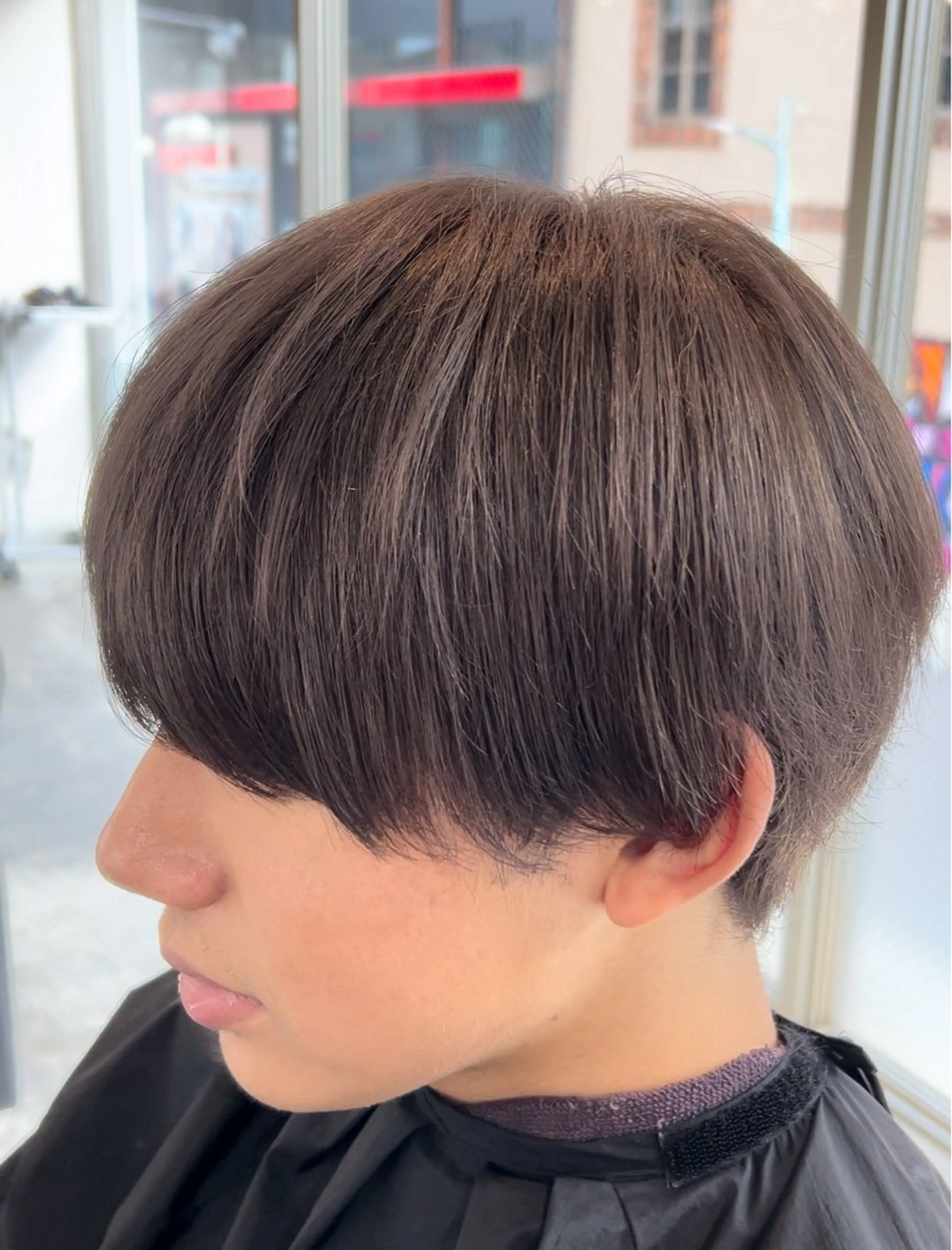 カラー グレージュ 二宮 陽太のヘアスタイル