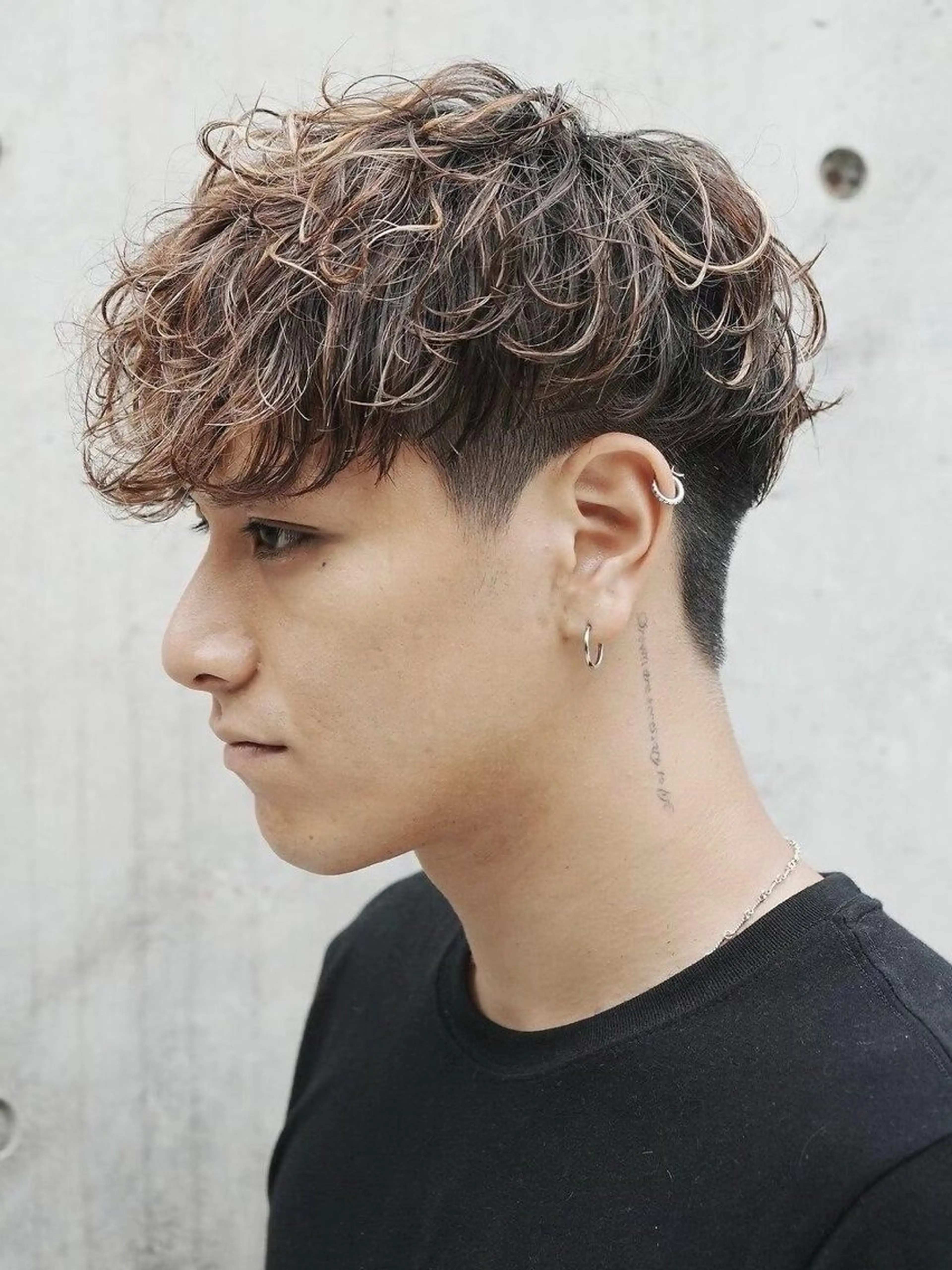 ショート カラー パーマ メンズ 垢抜けパーマ×カラー 似合わせ職人/富樫倭のヘアスタイル