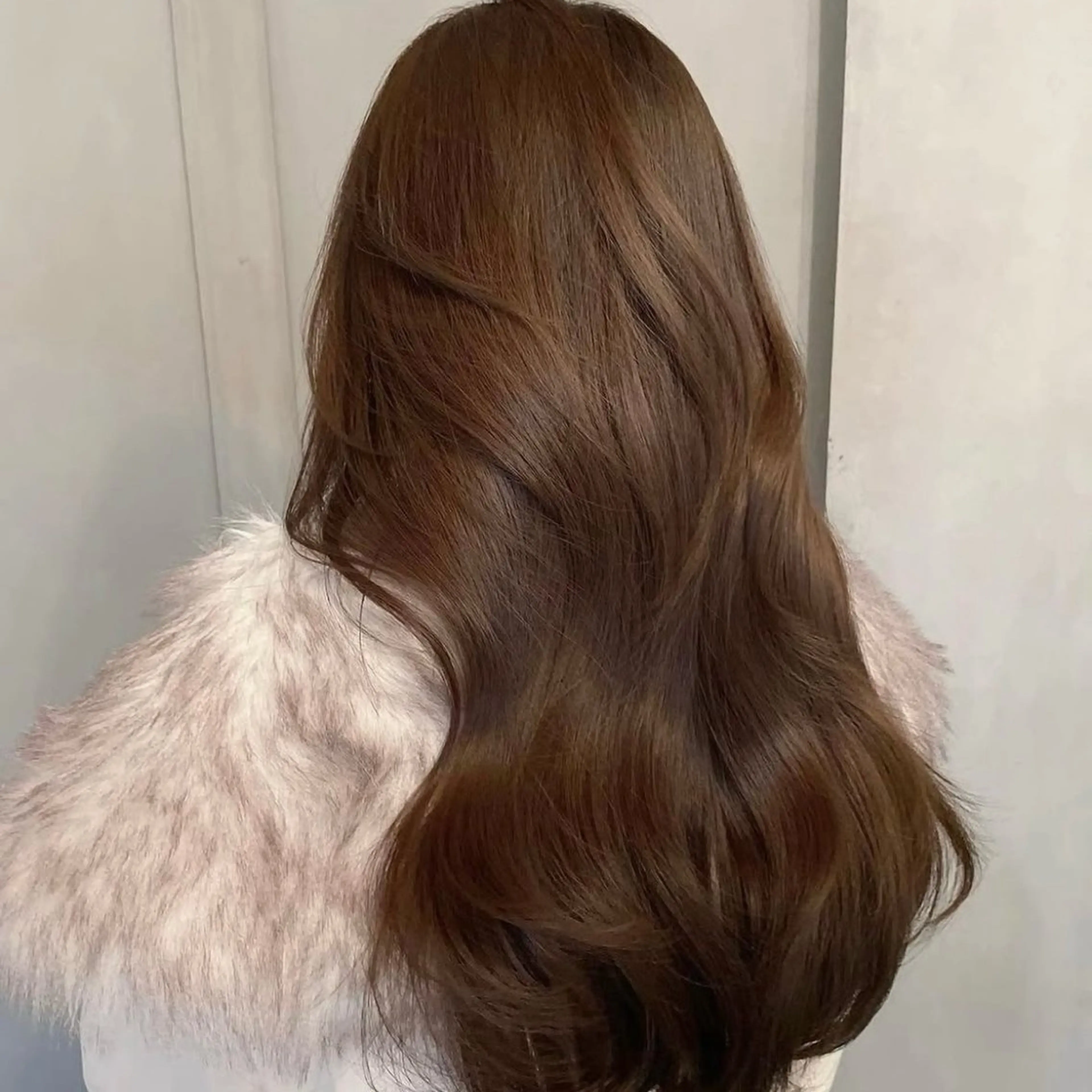 ロング ケアカラー モテ韓国ヘア/ レイヤー🤍RIKAのヘアスタイル