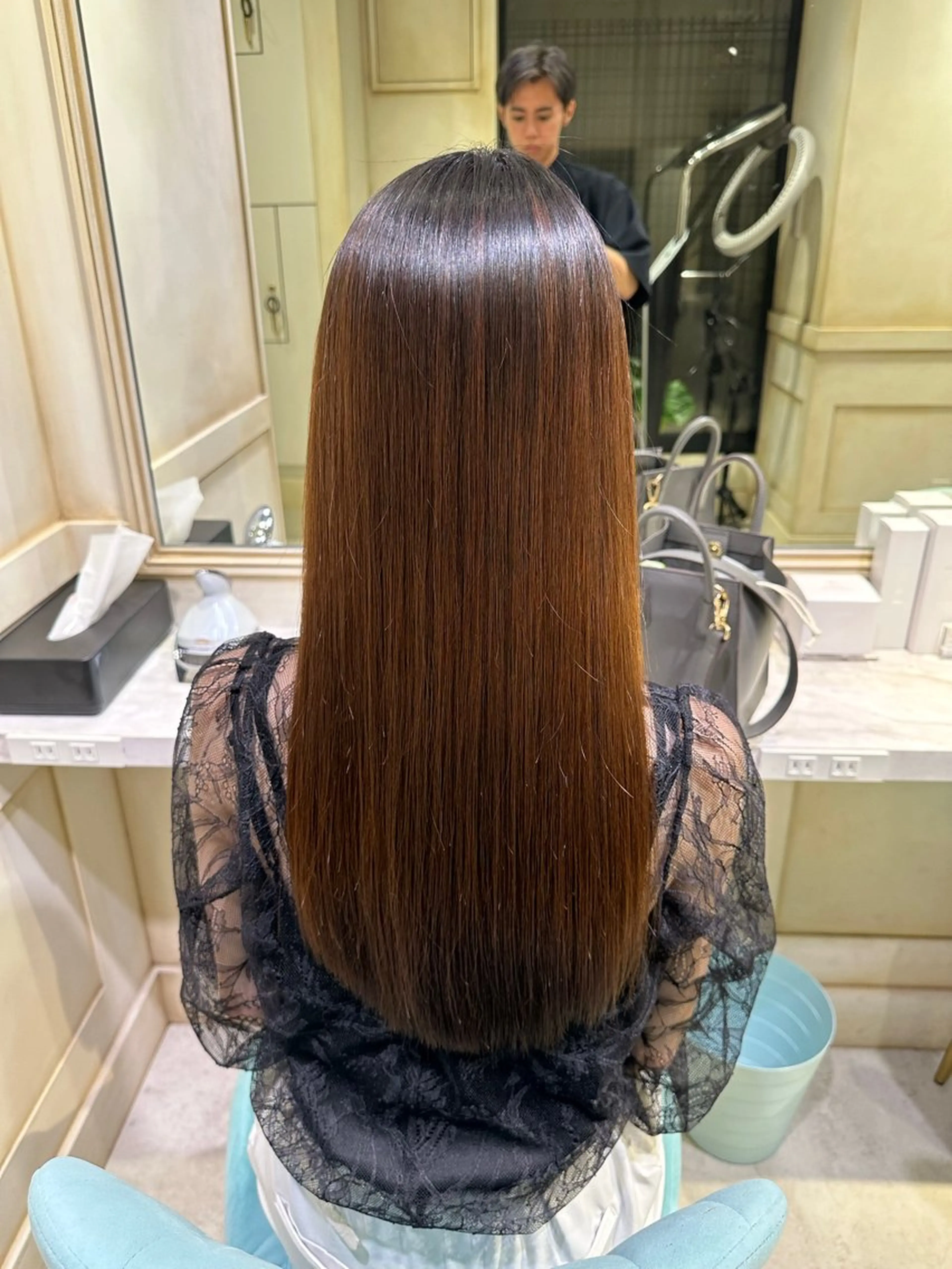 ロング 縮毛矯正 FBeauty表参道本店所属・仲尾 翔也のヘアスタイル